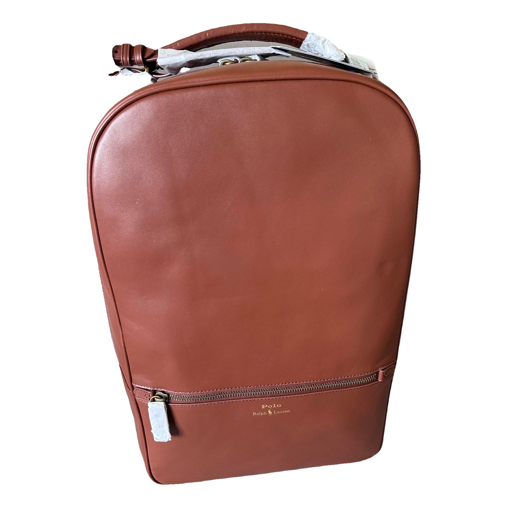 Leather backpack