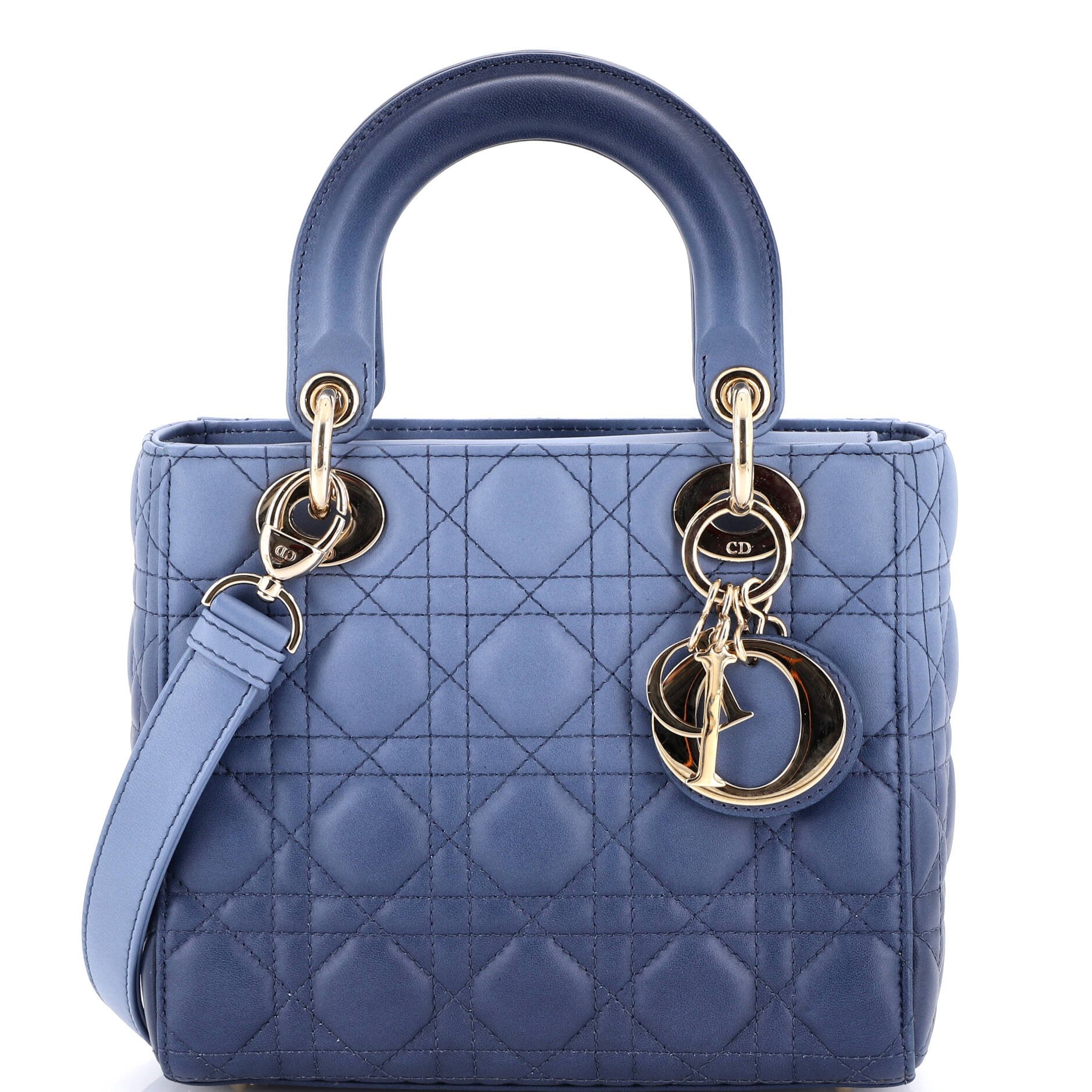 Dior Lady Dior Bag Cannage Quilt Gradient Lambskin Medium