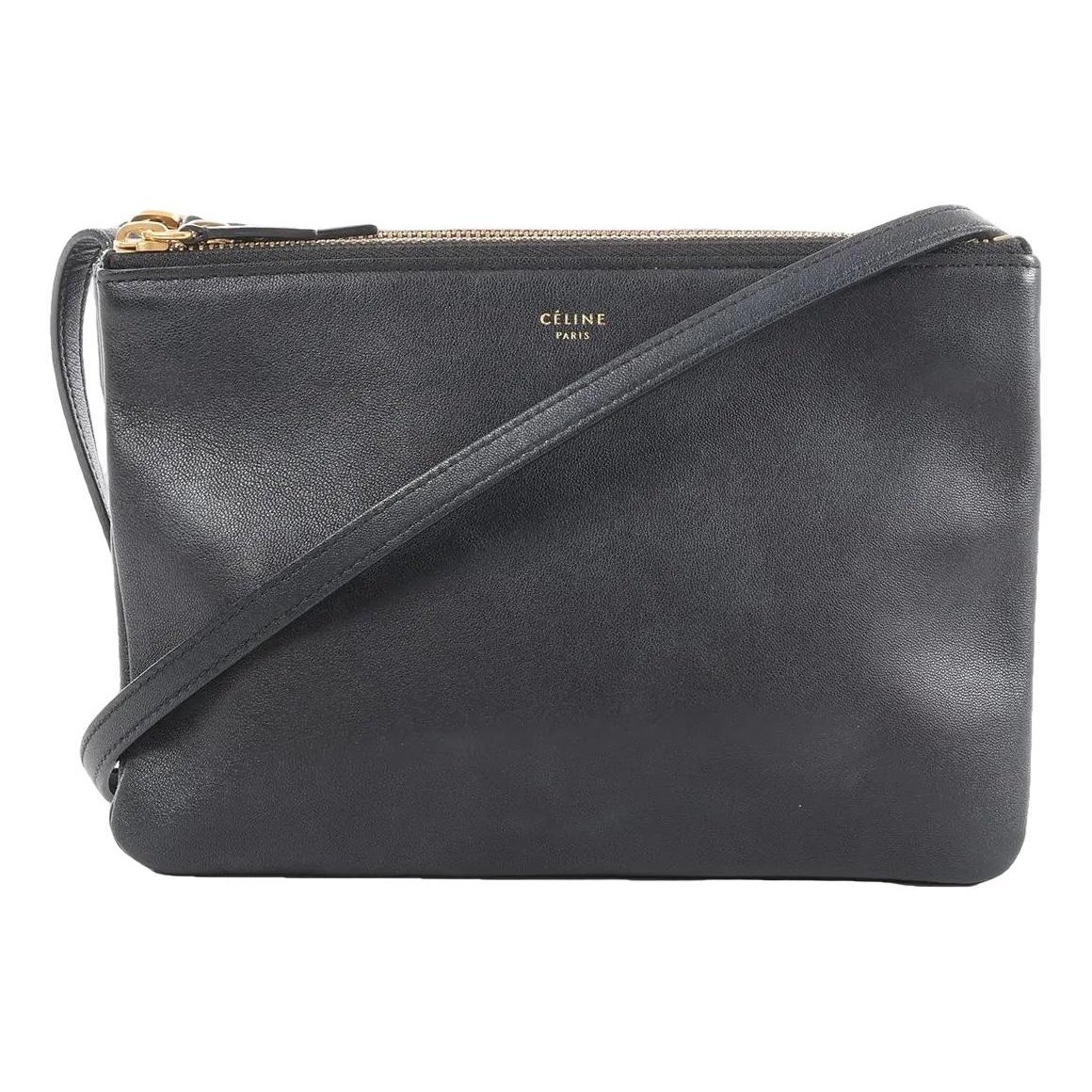 Trio leather crossbody bag