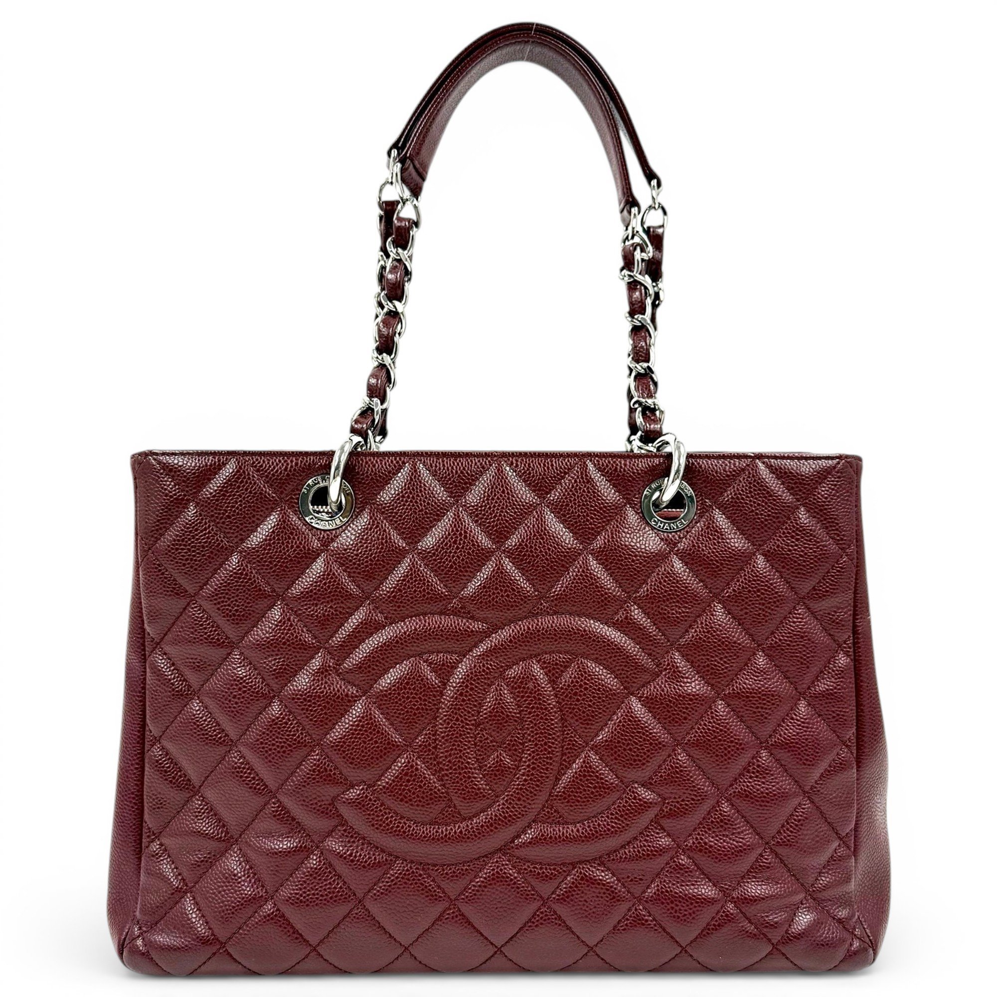 Grand shopping leather tote