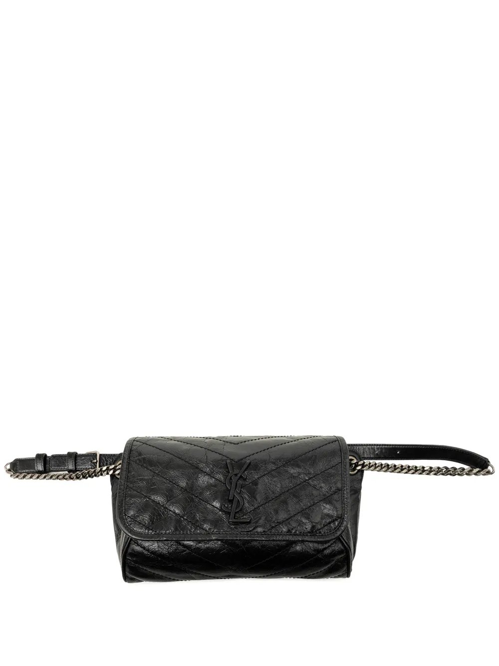 2019 Crinkled Calfskin Monogram Niki belt bag