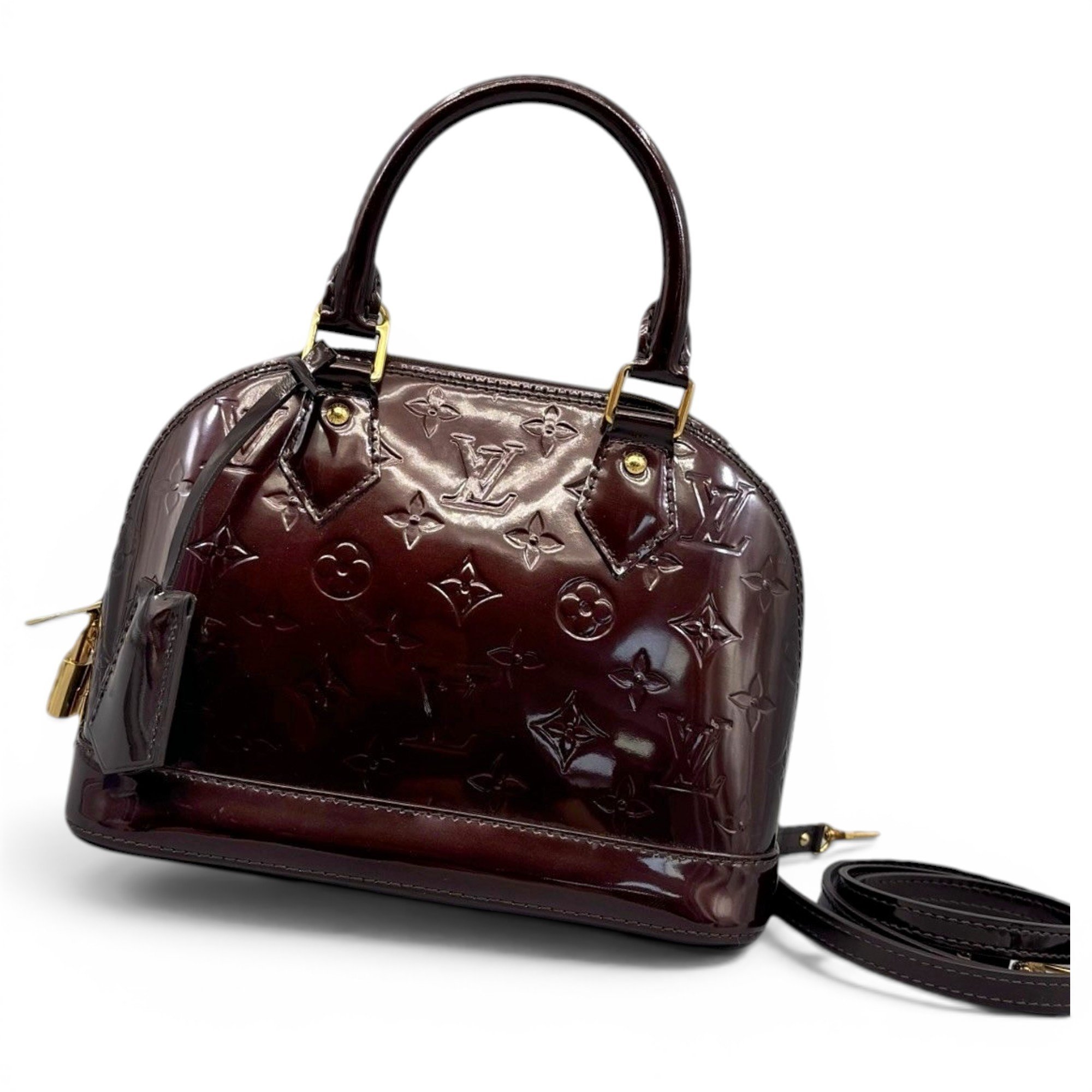 Alma BB patent leather handbag