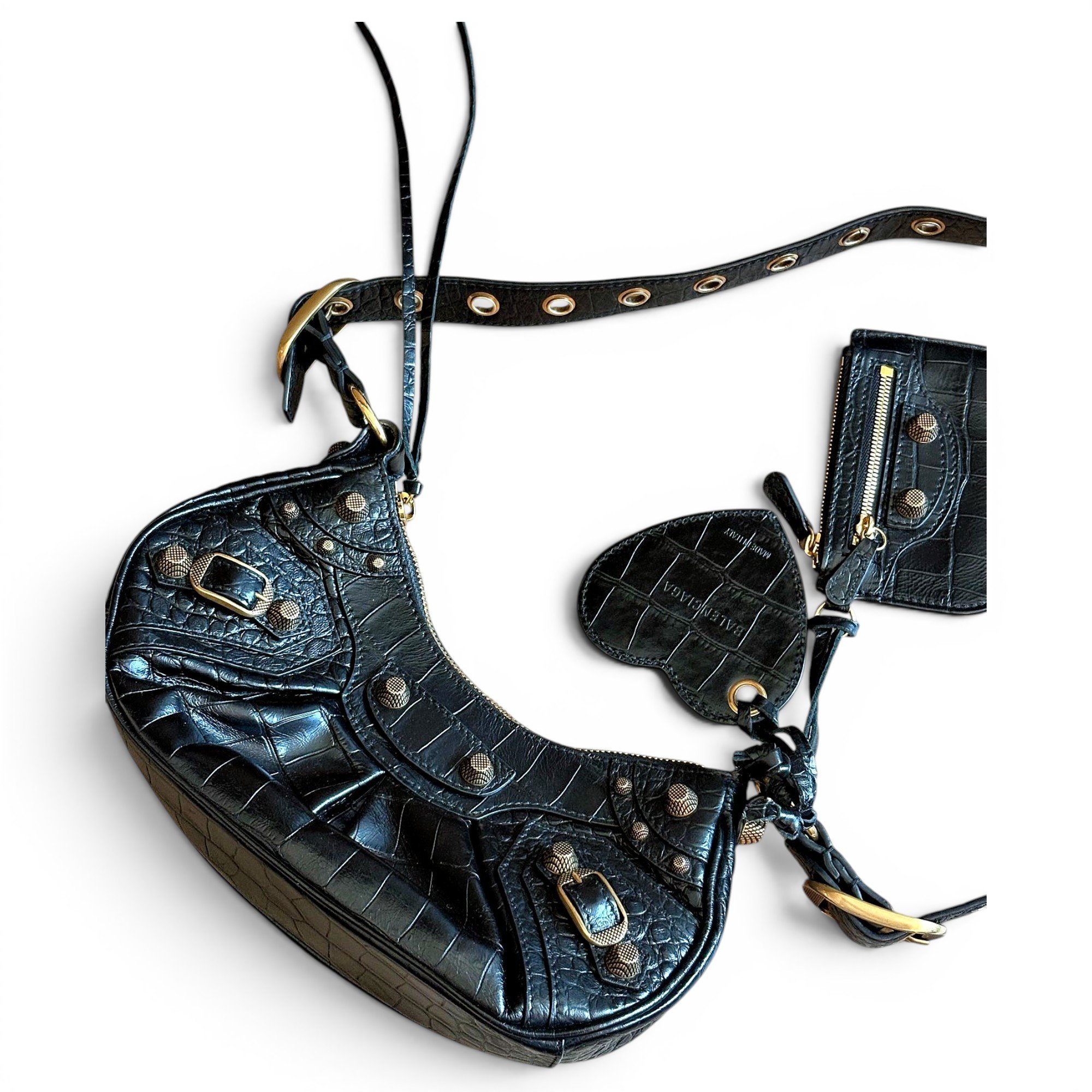 Le Cagole leather handbag
