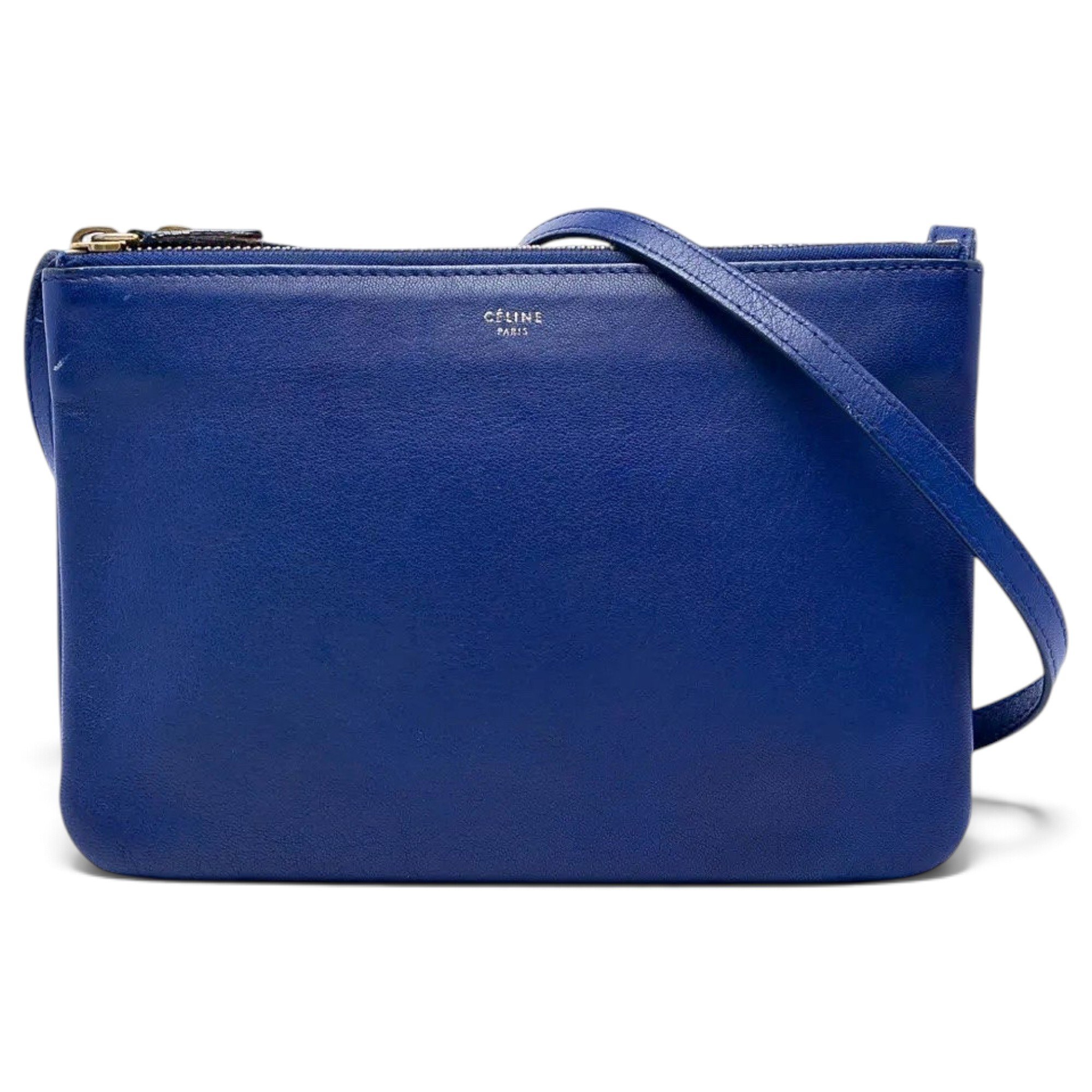 Celine Trio leather crossbody bag