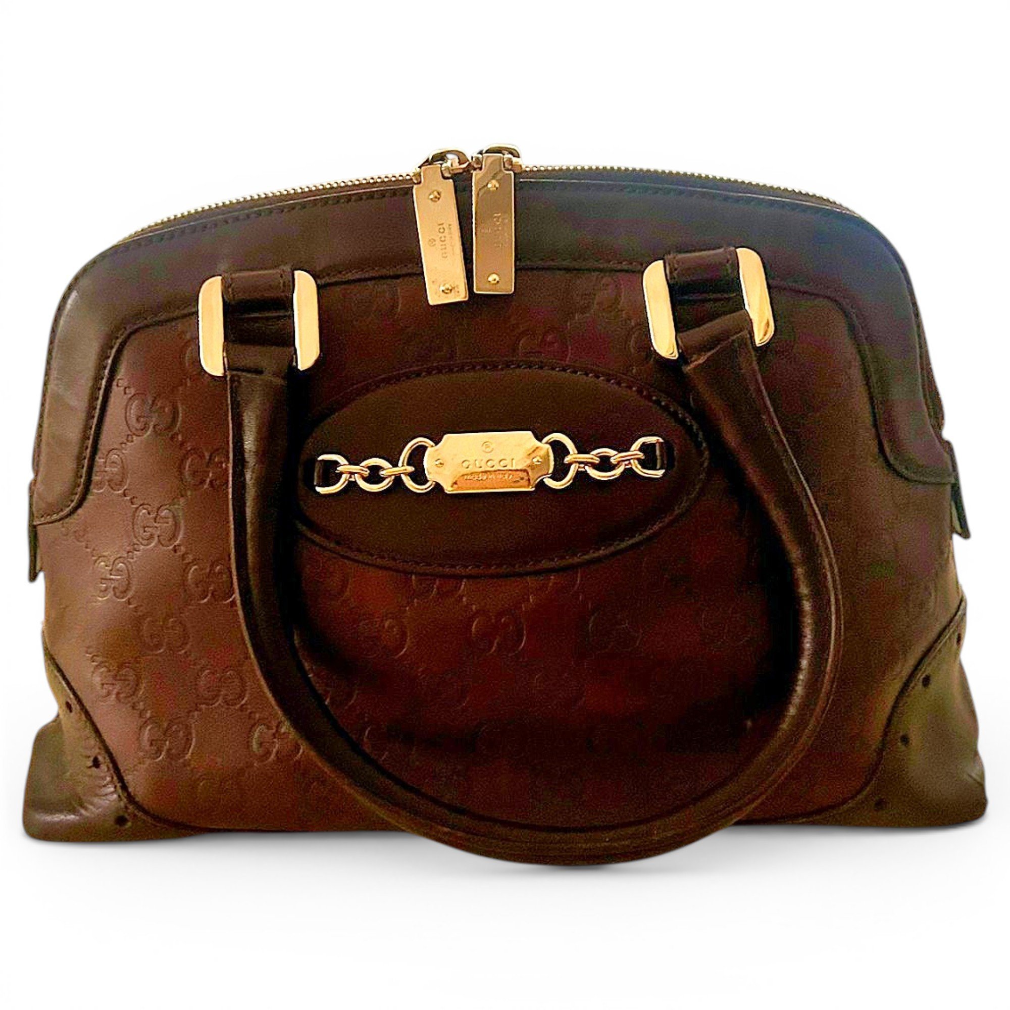 Leather handbag