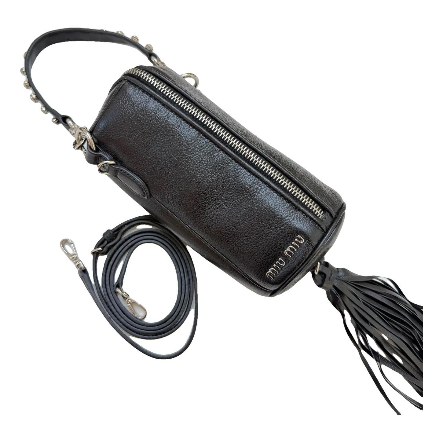 Leather crossbody bag