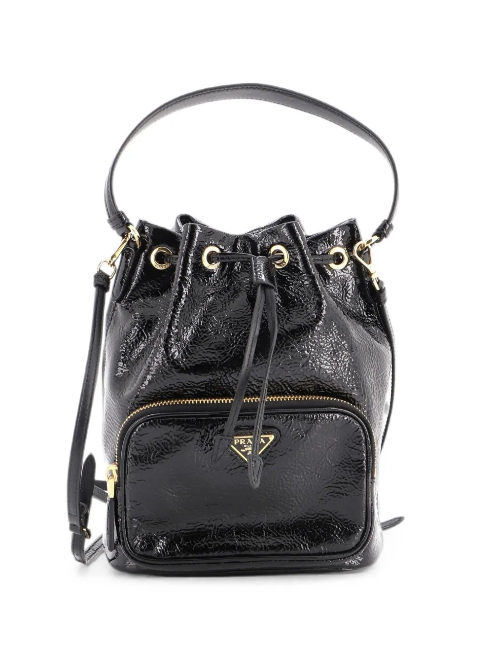Drawstring Pocket Patent Small bucket bag