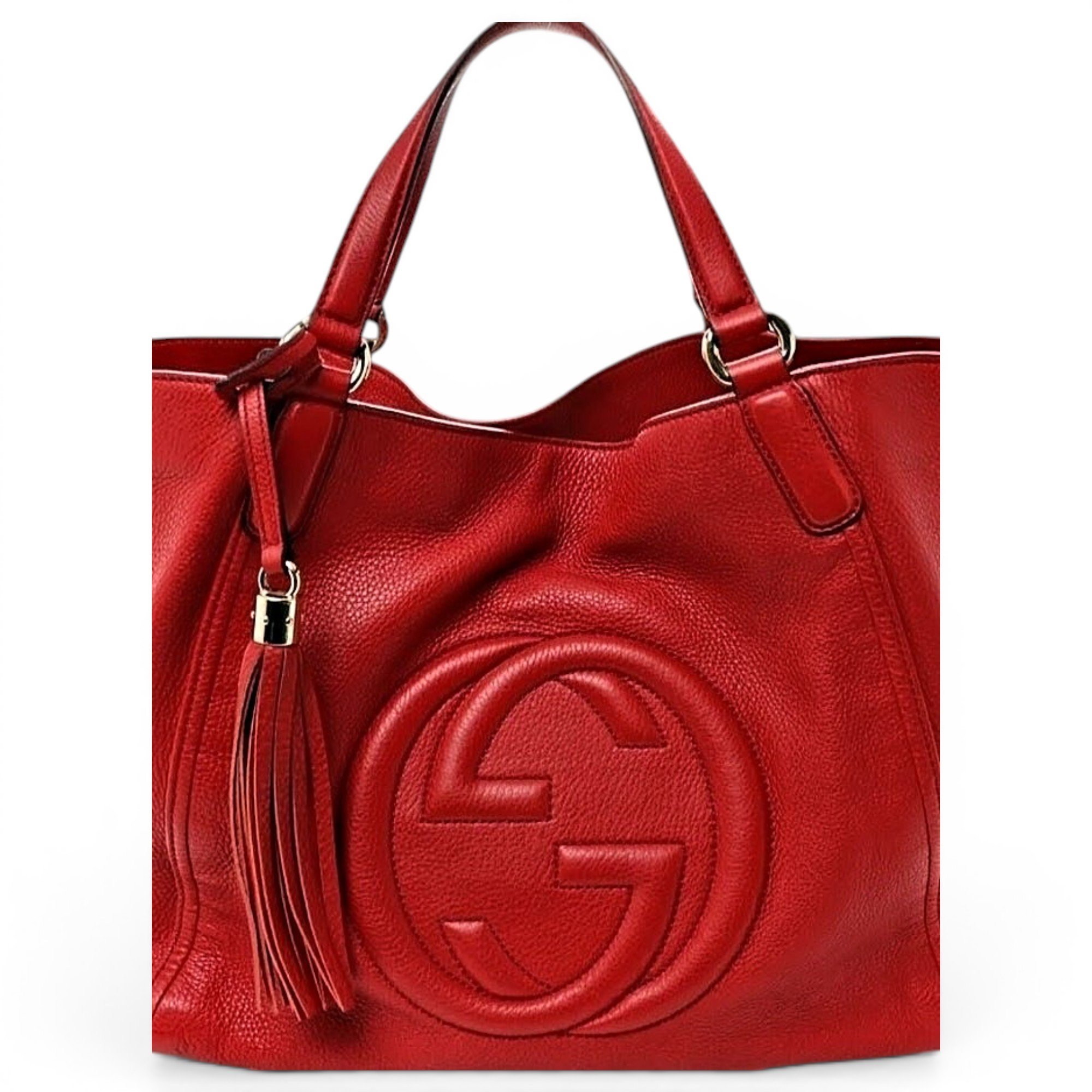 Leather tote
