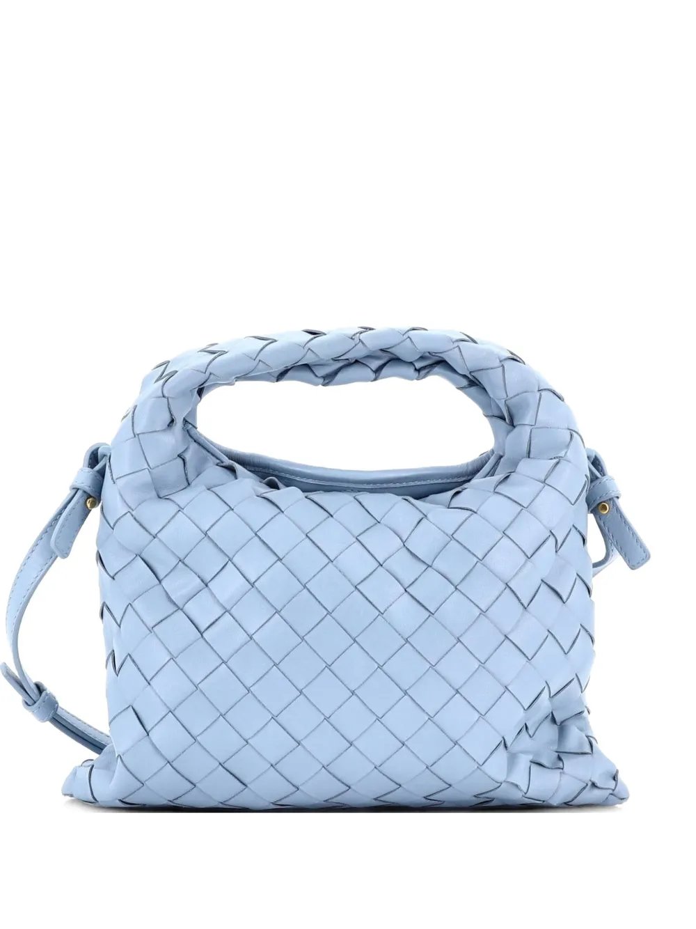 Hop Top Handle Bag Intrecciato Nappa Mini satchel