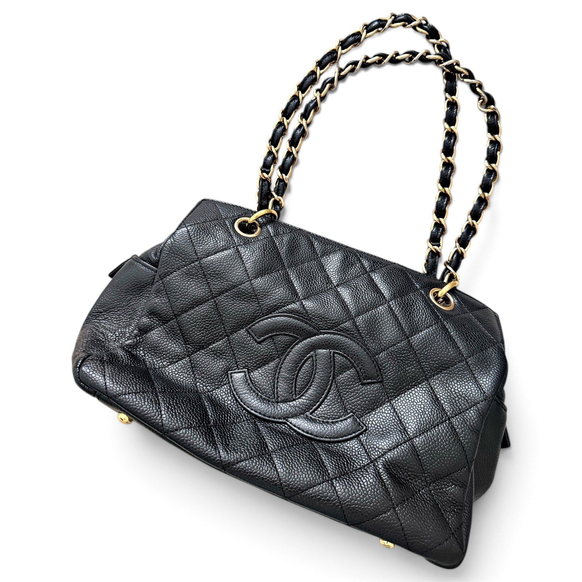 Petite Shopping Tote leather handbag