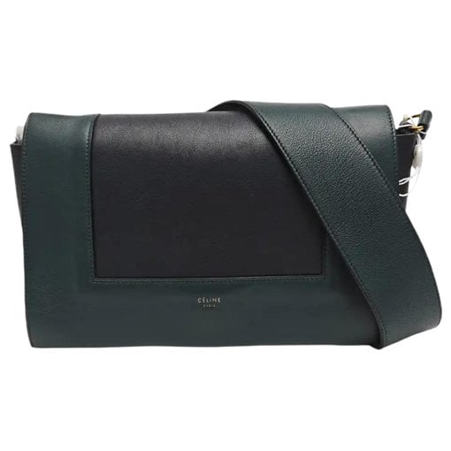 Frame leather crossbody bag