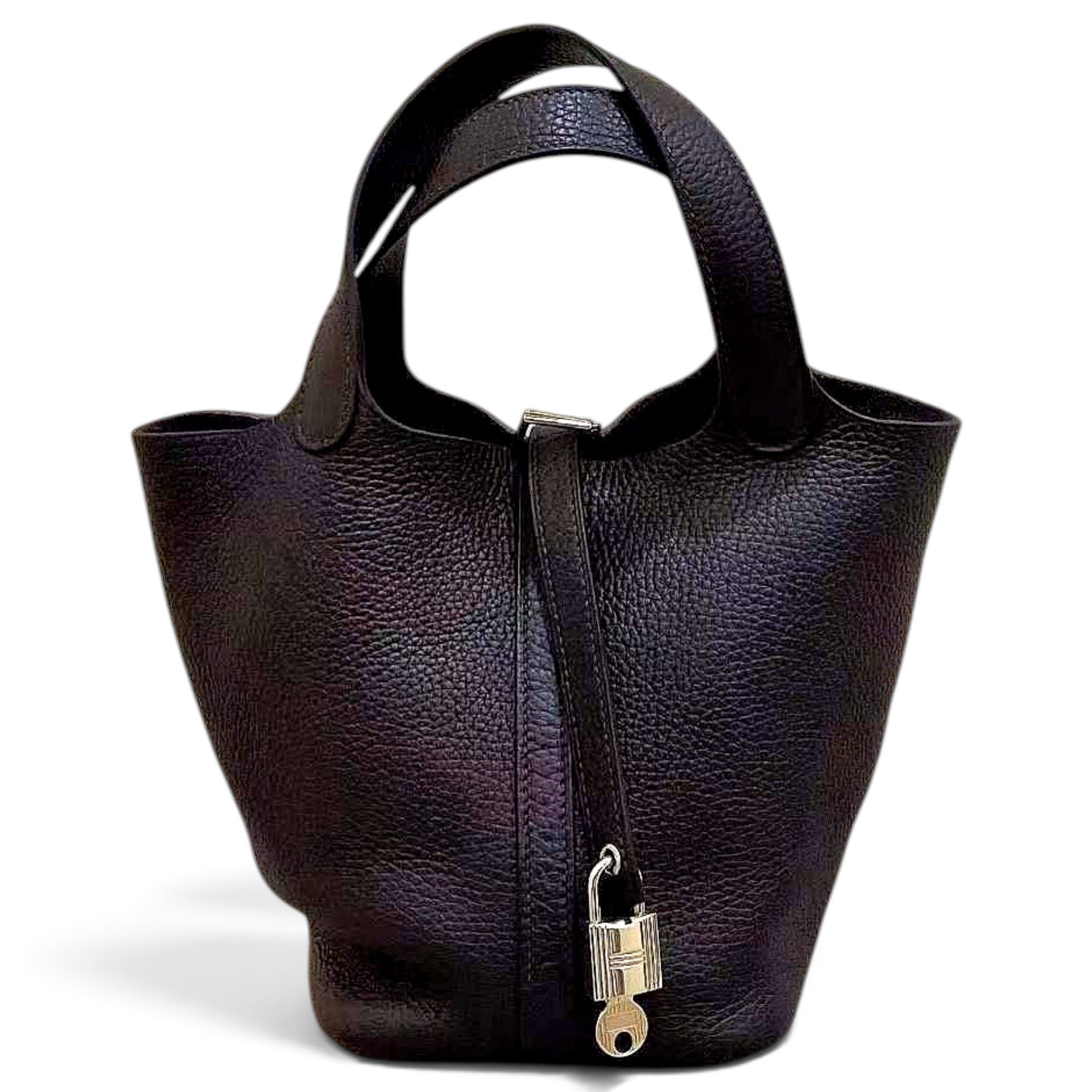 Picotin leather handbag