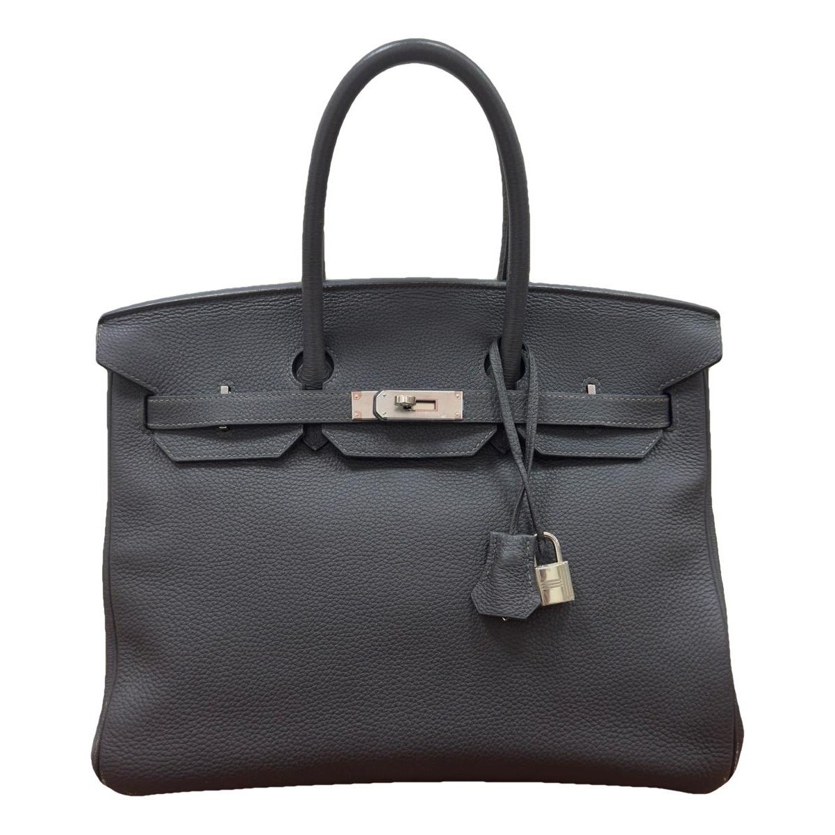 Birkin 35 leather handbag
