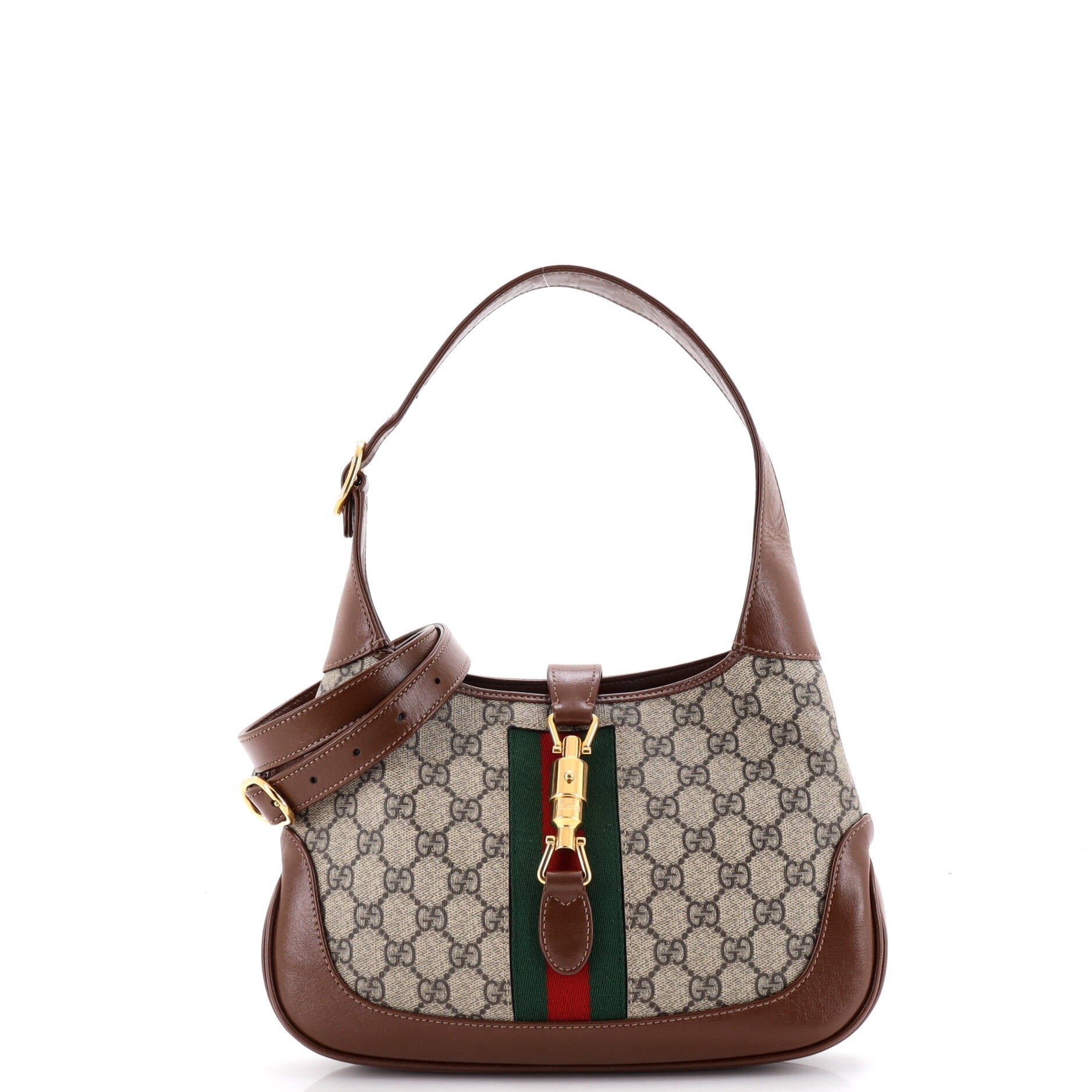 Jackie 1961 Hobo GG Coated Canvas Small