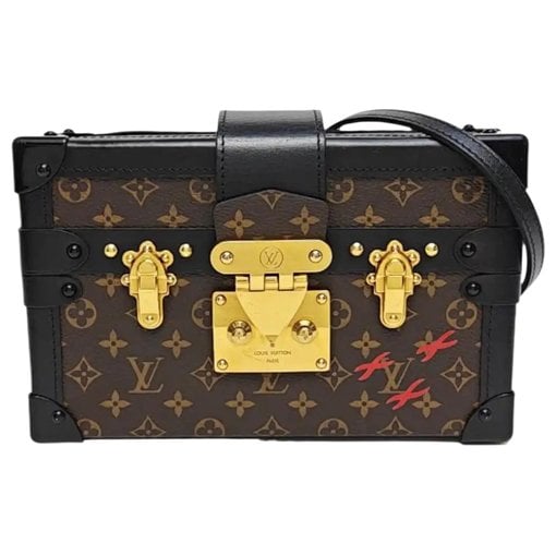 Petite Malle leather handbag