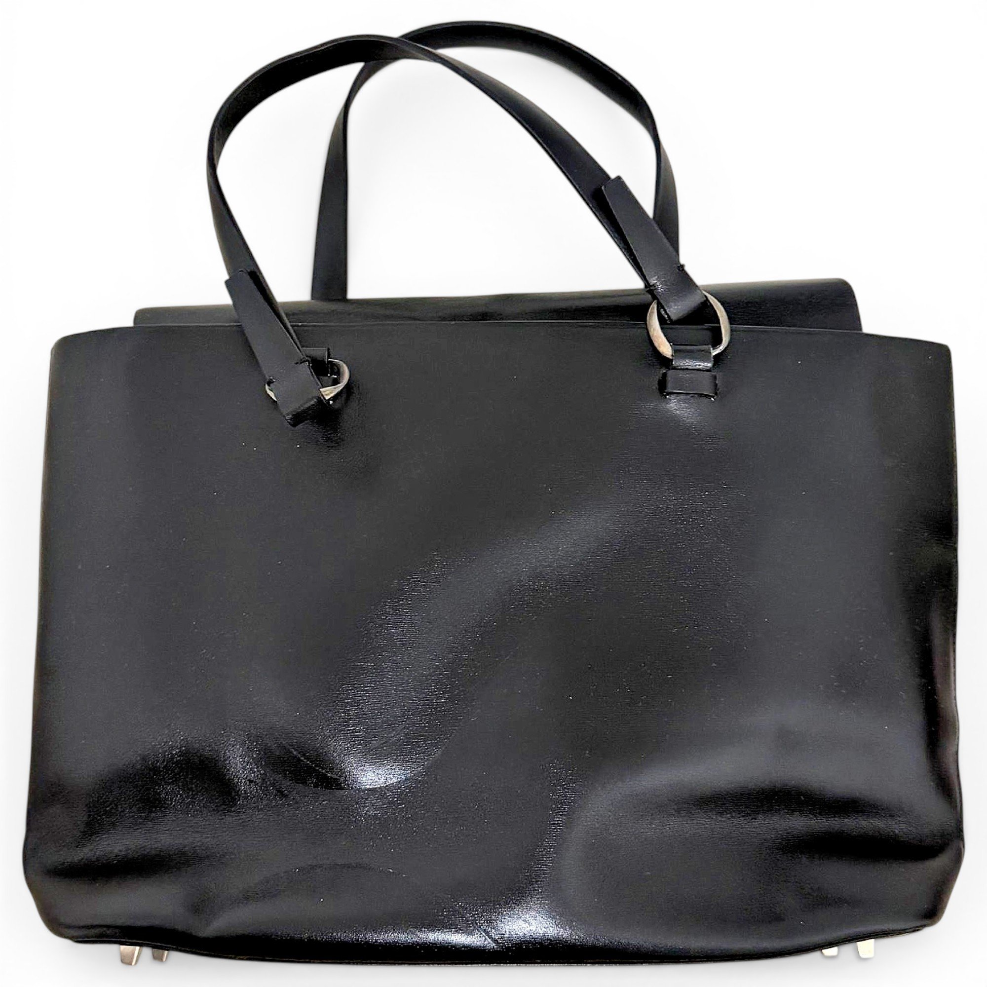 Leather tote
