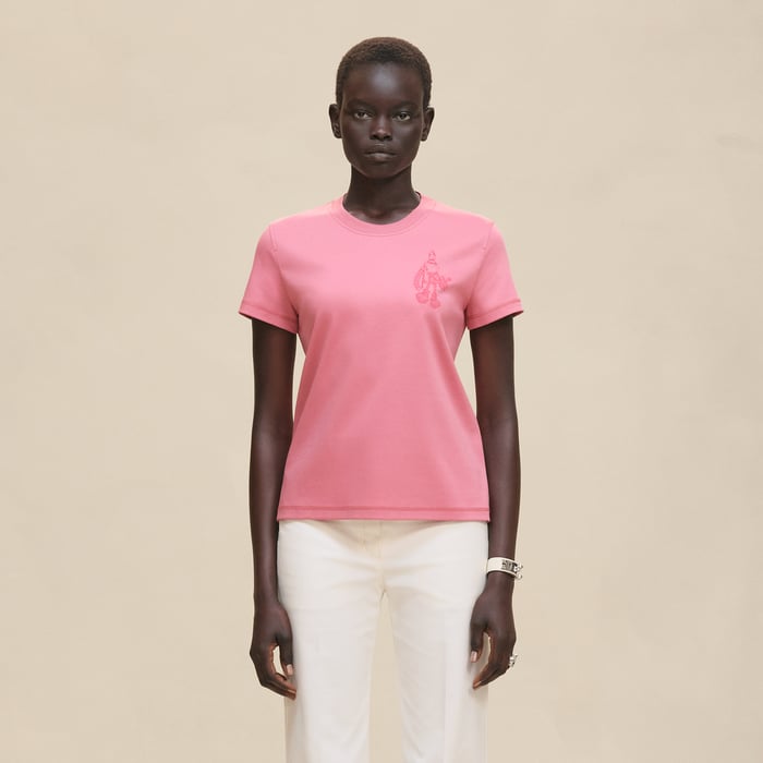 Rose Sorbet Printed Straight T-shirt