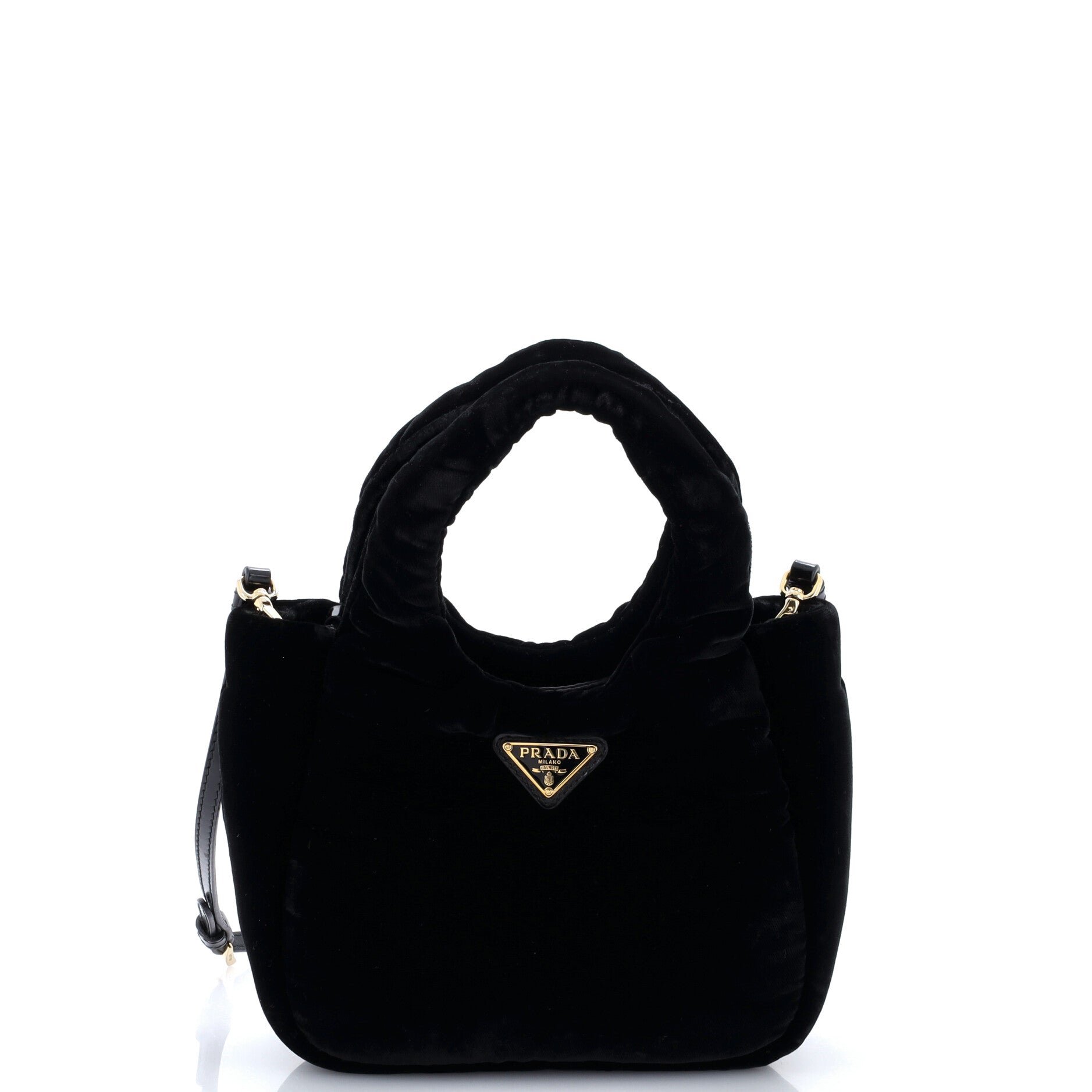 Padded Soft Tote Velvet Mini