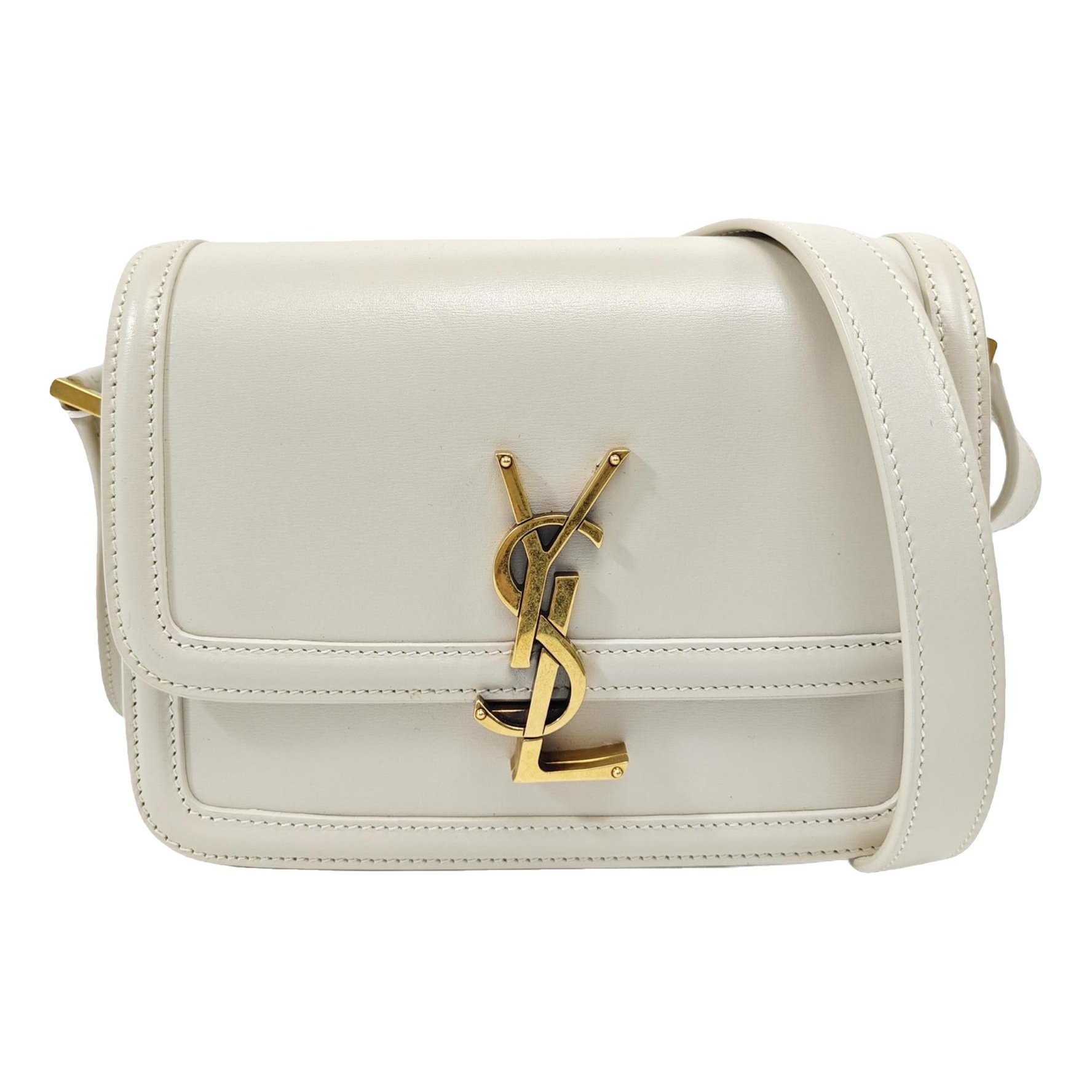 Solférino leather handbag