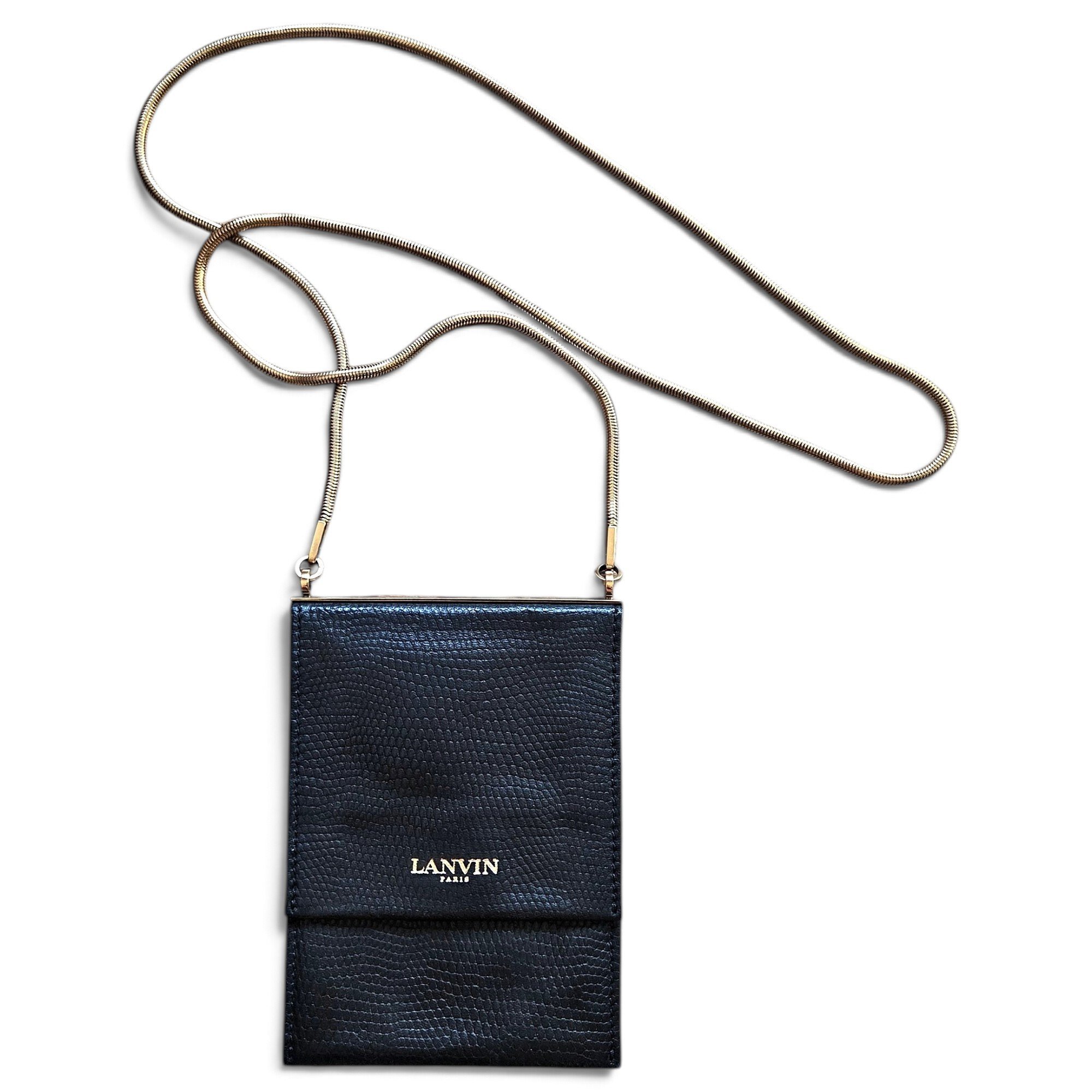 Leather crossbody bag