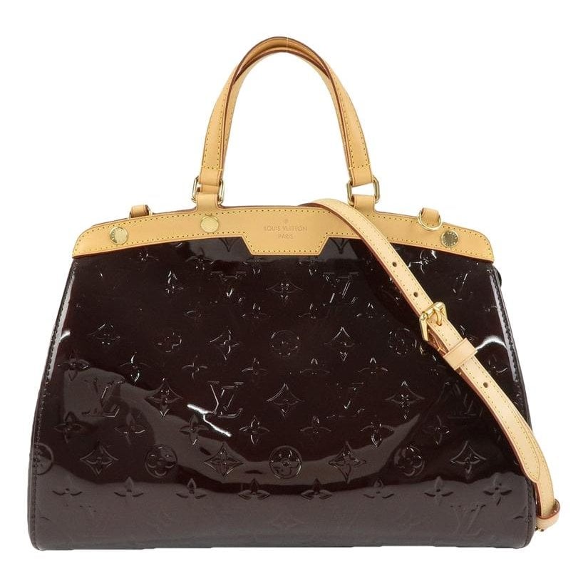 Patent leather handbag