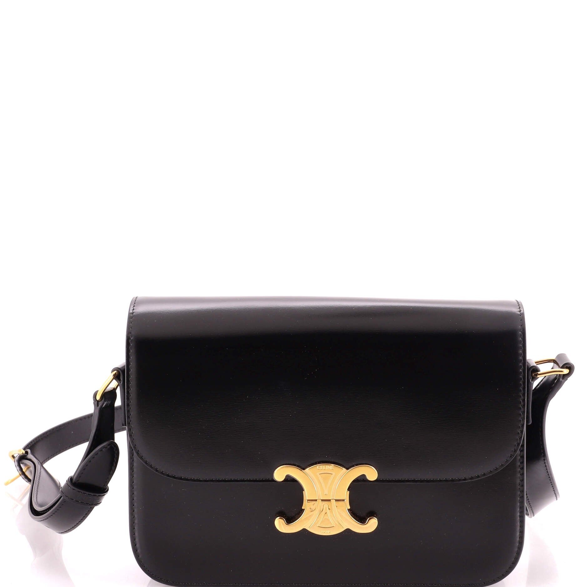 Triomphe Shoulder Bag Smooth Calfskin Medium