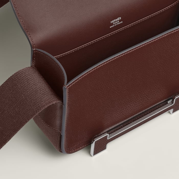 Rouge Sellier Hermès Geta Bag
