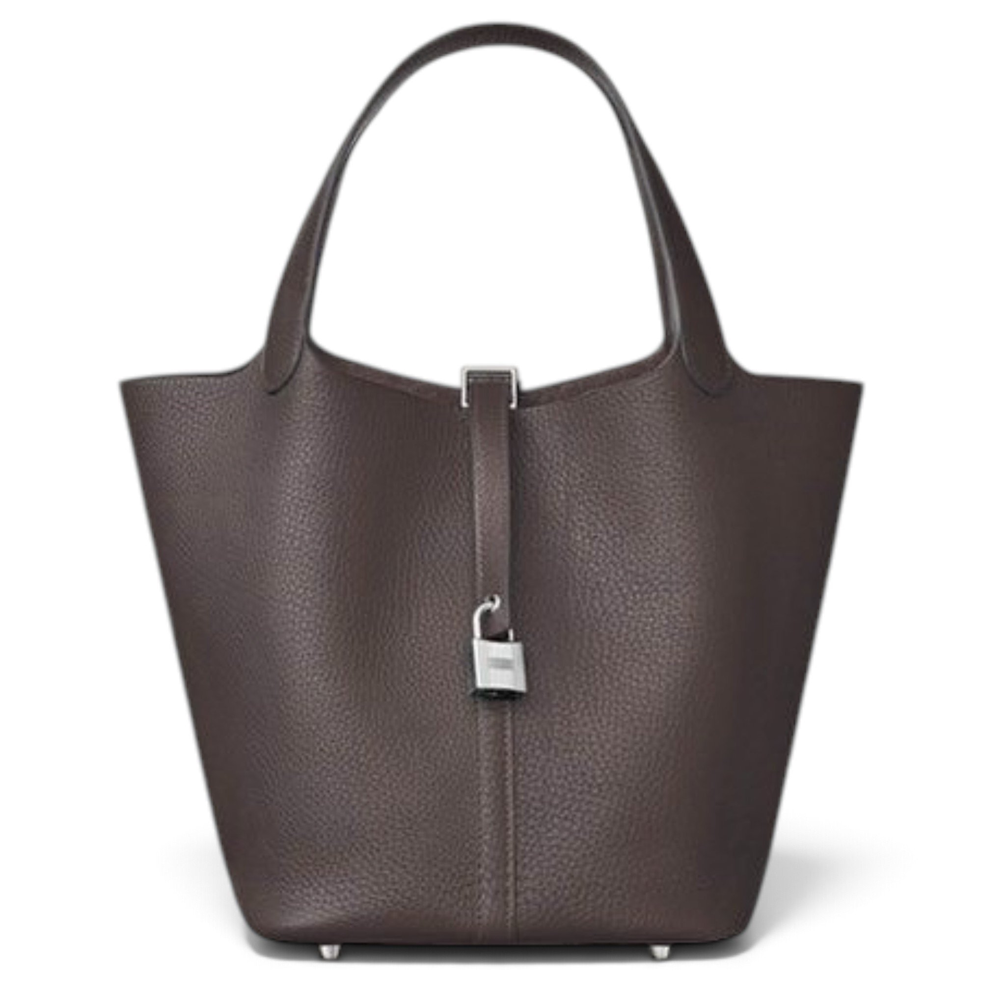Picotin leather tote