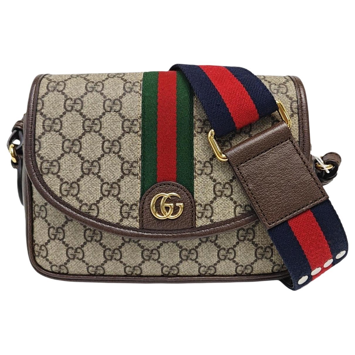 Ophidia leather crossbody bag