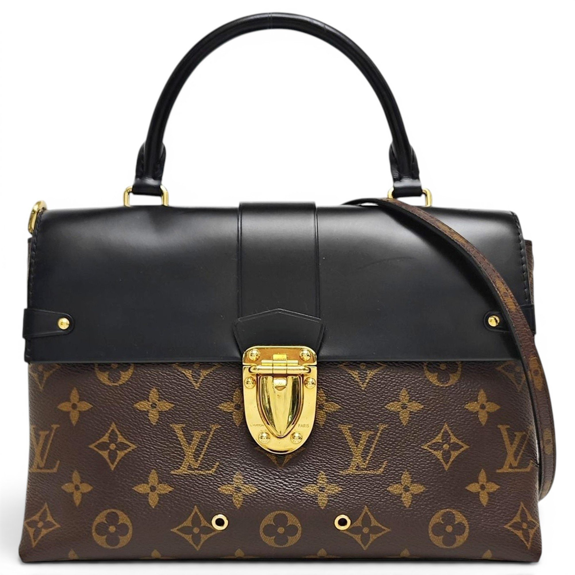 One Handle very leather handbag