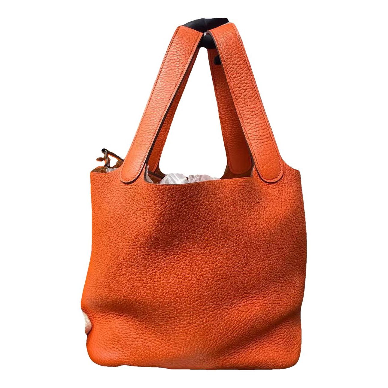 Picotin leather handbag