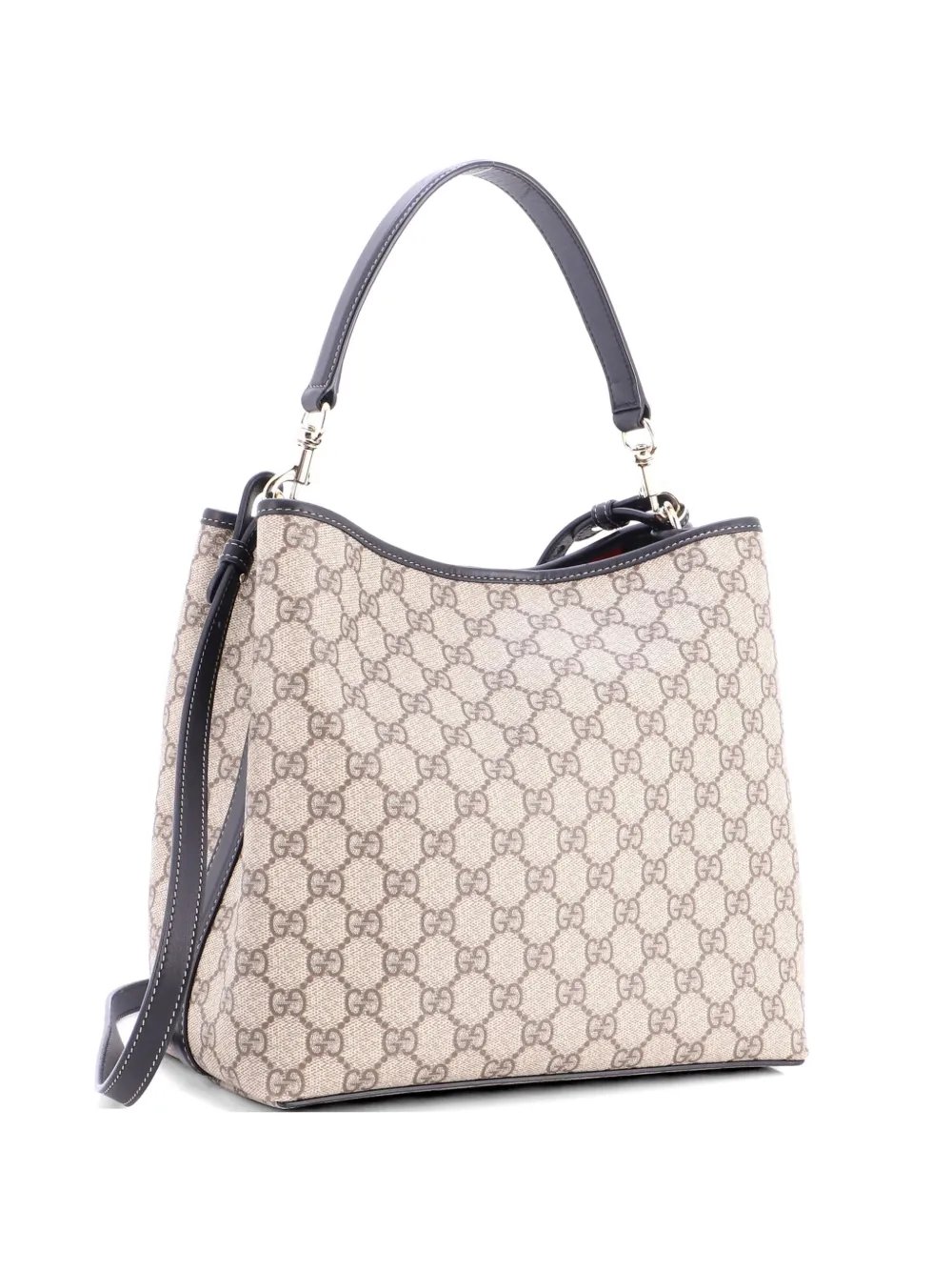 GG Emblem GG Coated Canvas Medium bucket bag