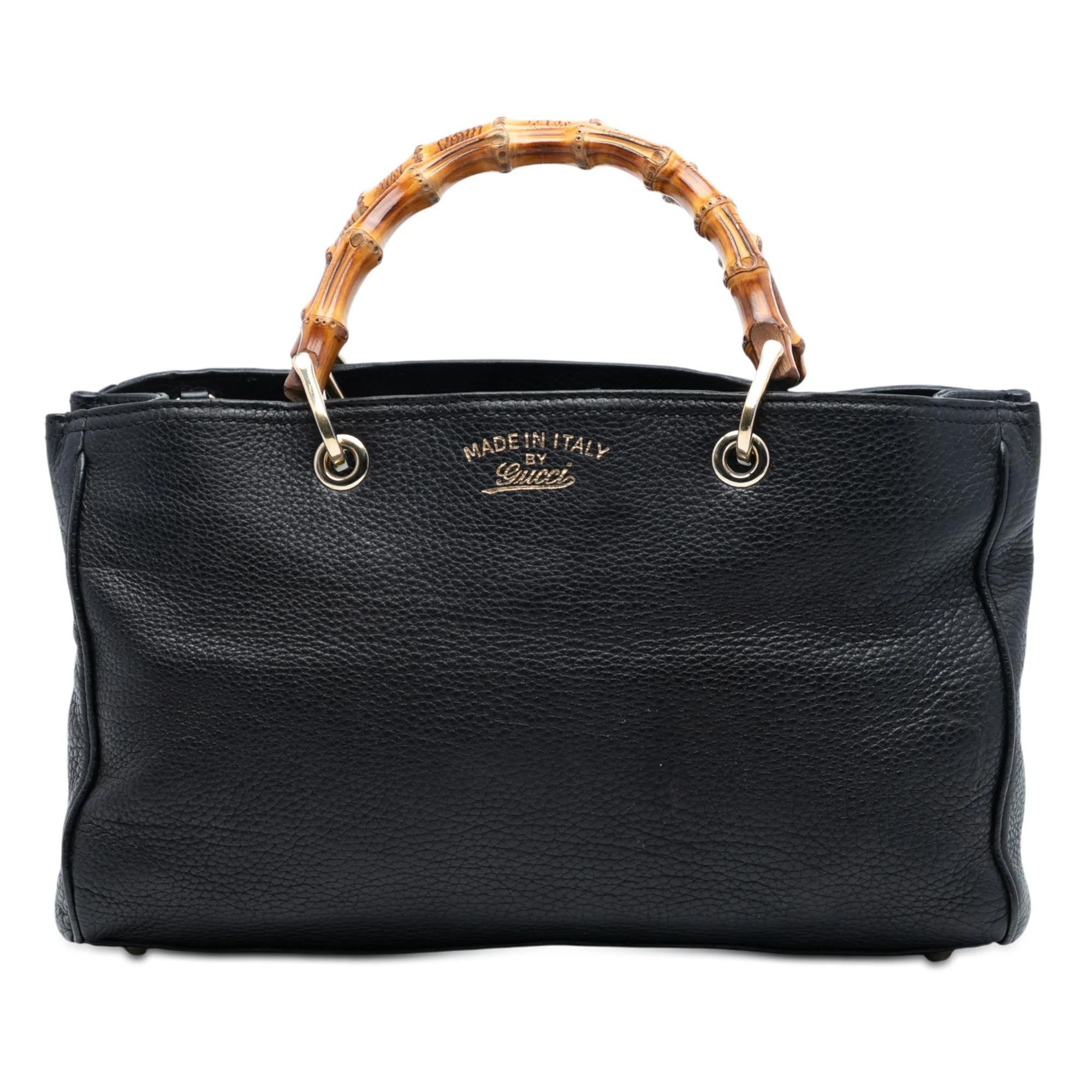 Bamboo pony-style calfskin satchel