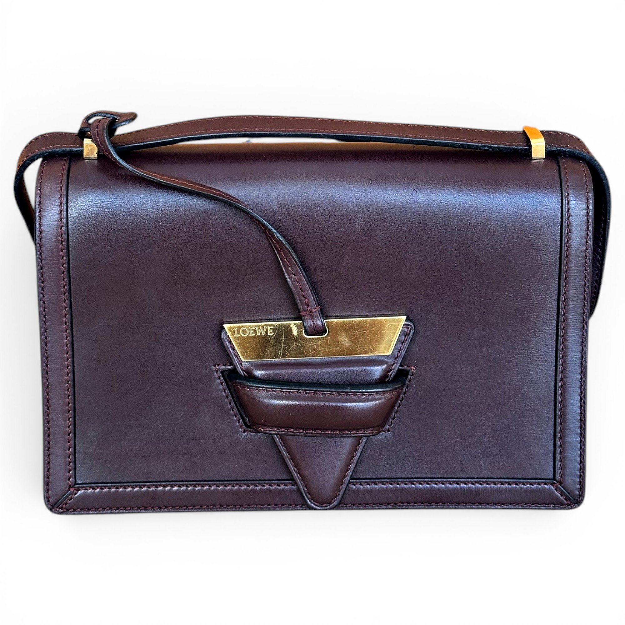 Barcelona leather handbag