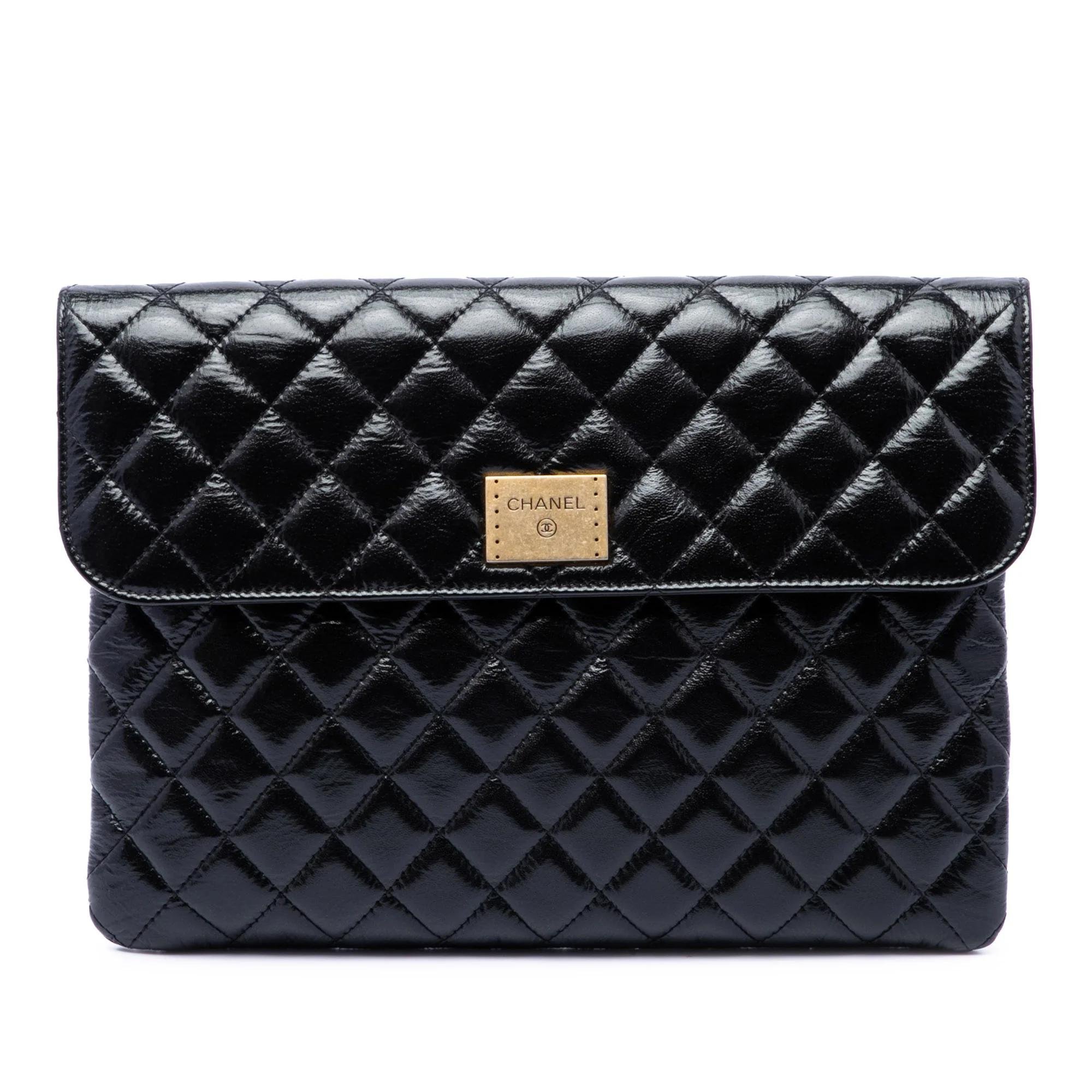 Patent leather handbag