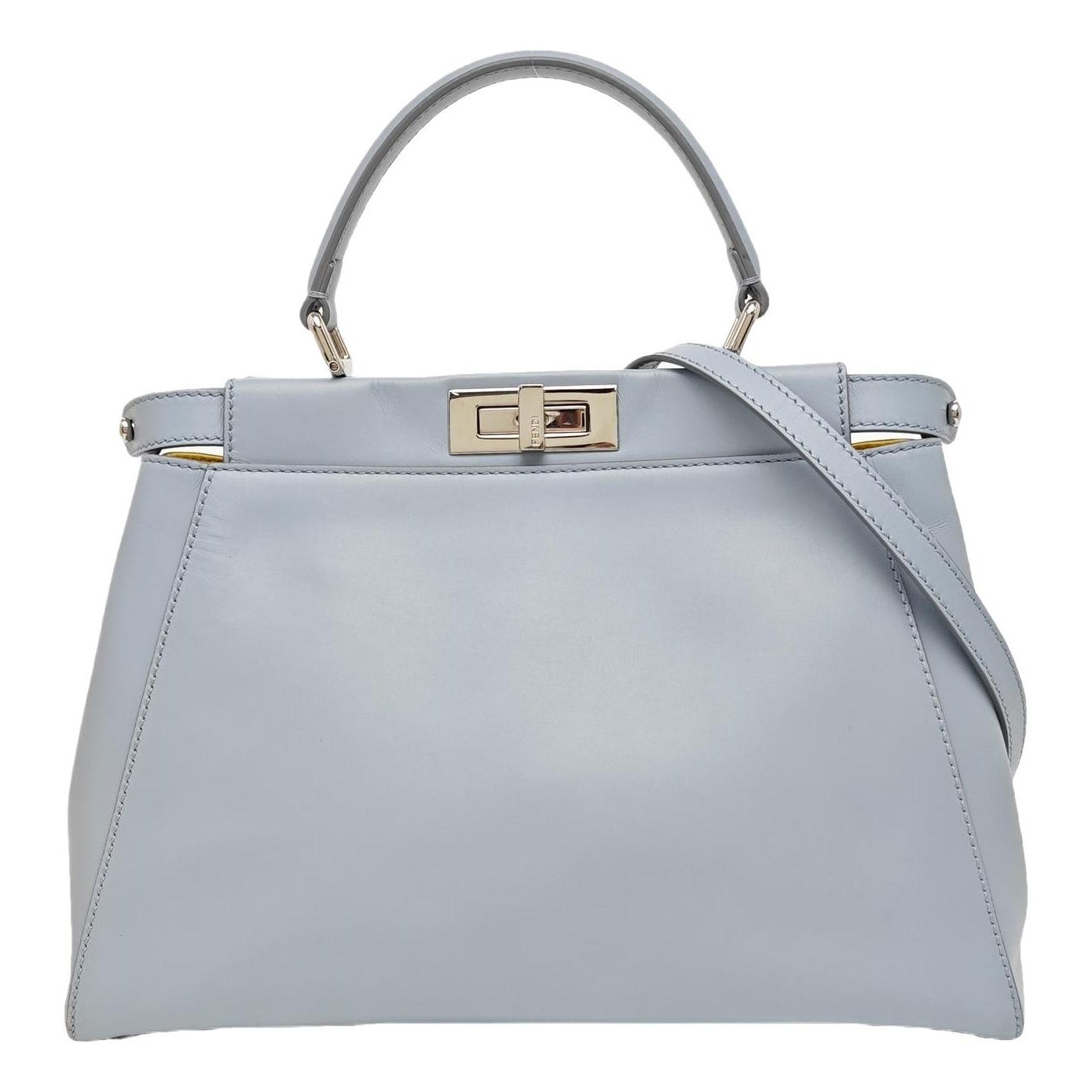 Peekaboo leather handbag
