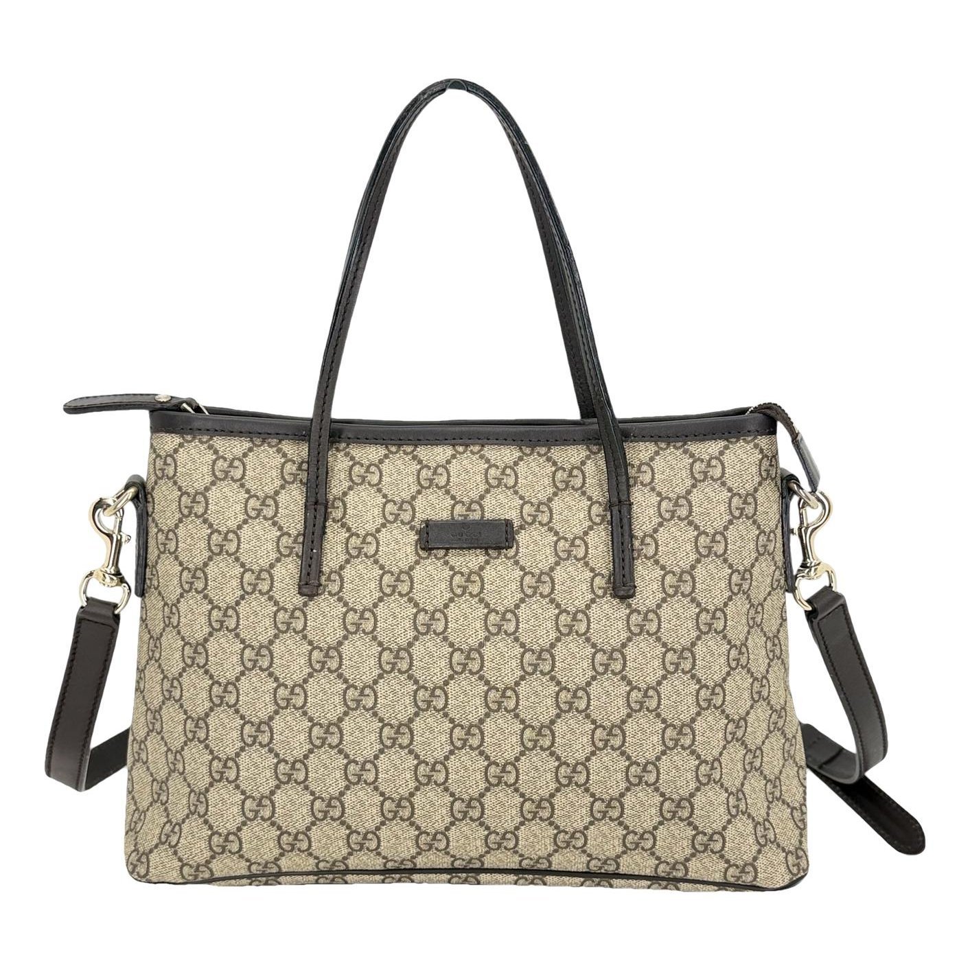 Leather tote