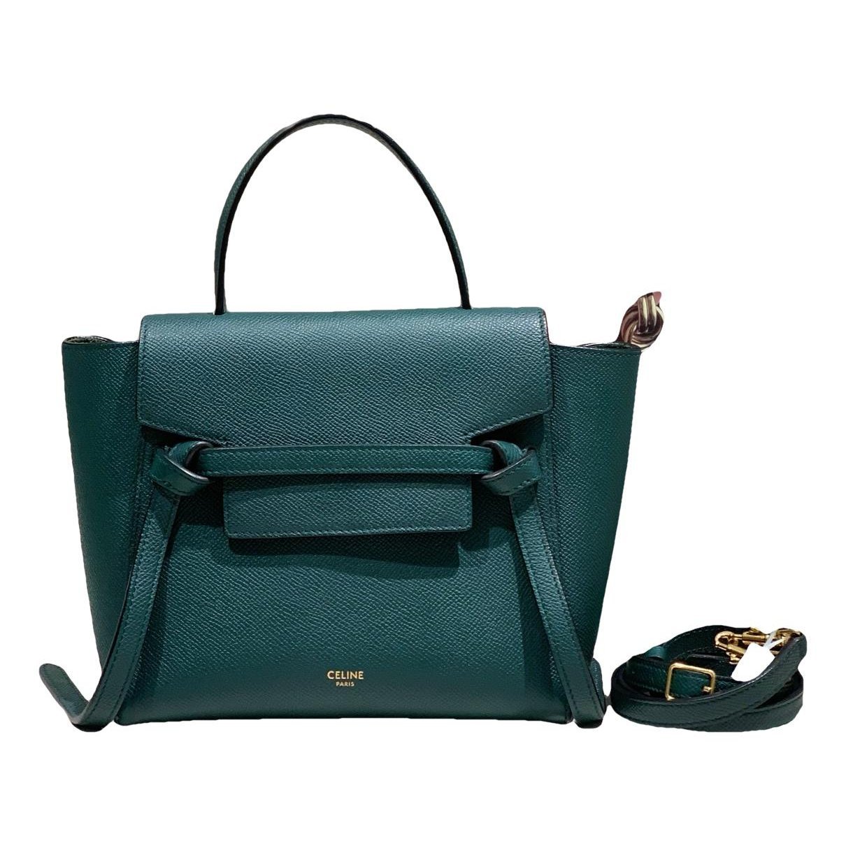Belt leather handbag
