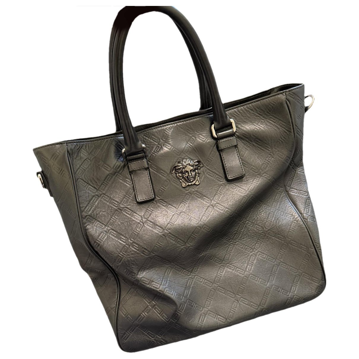 Versace La Medusa leather tote