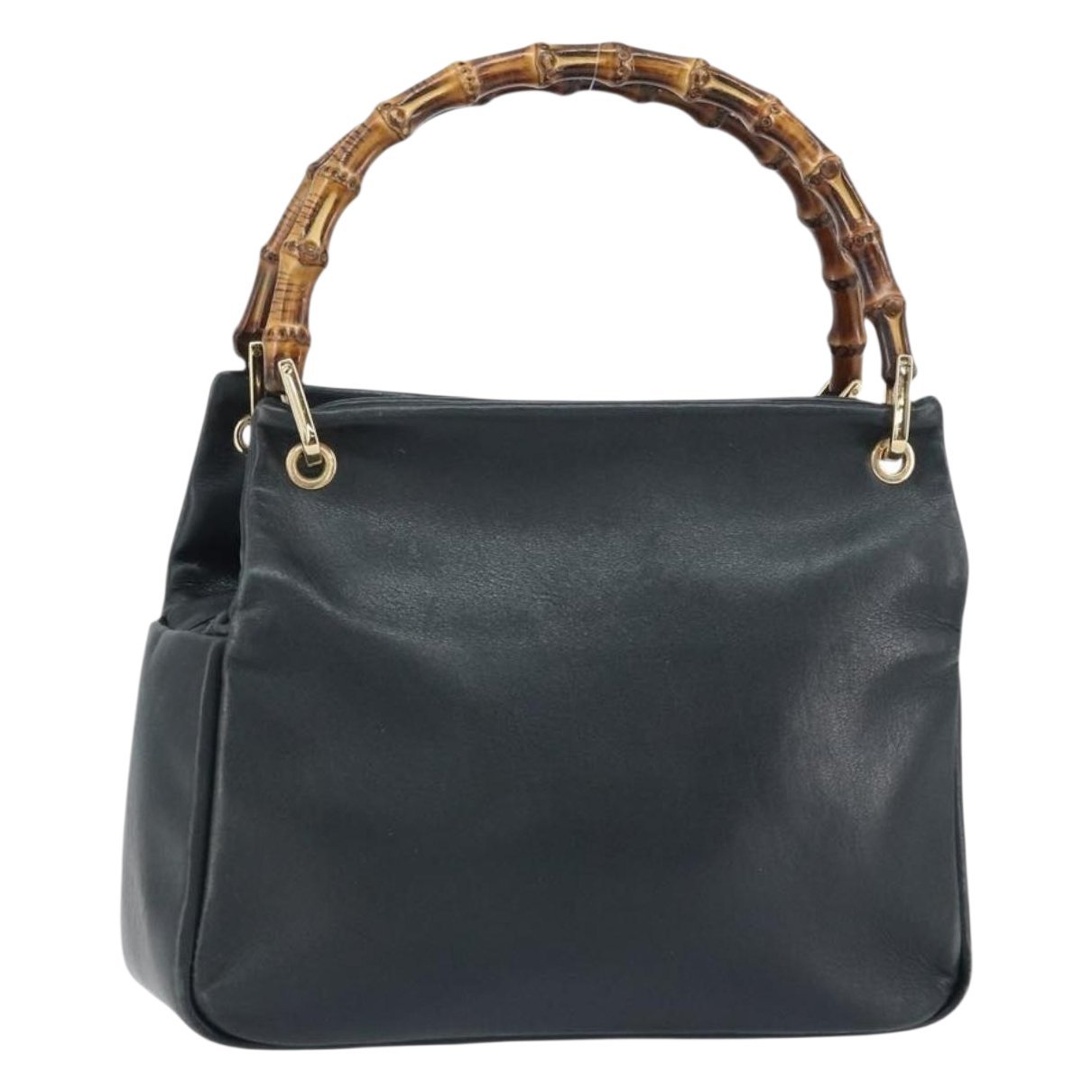 Bamboo leather handbag