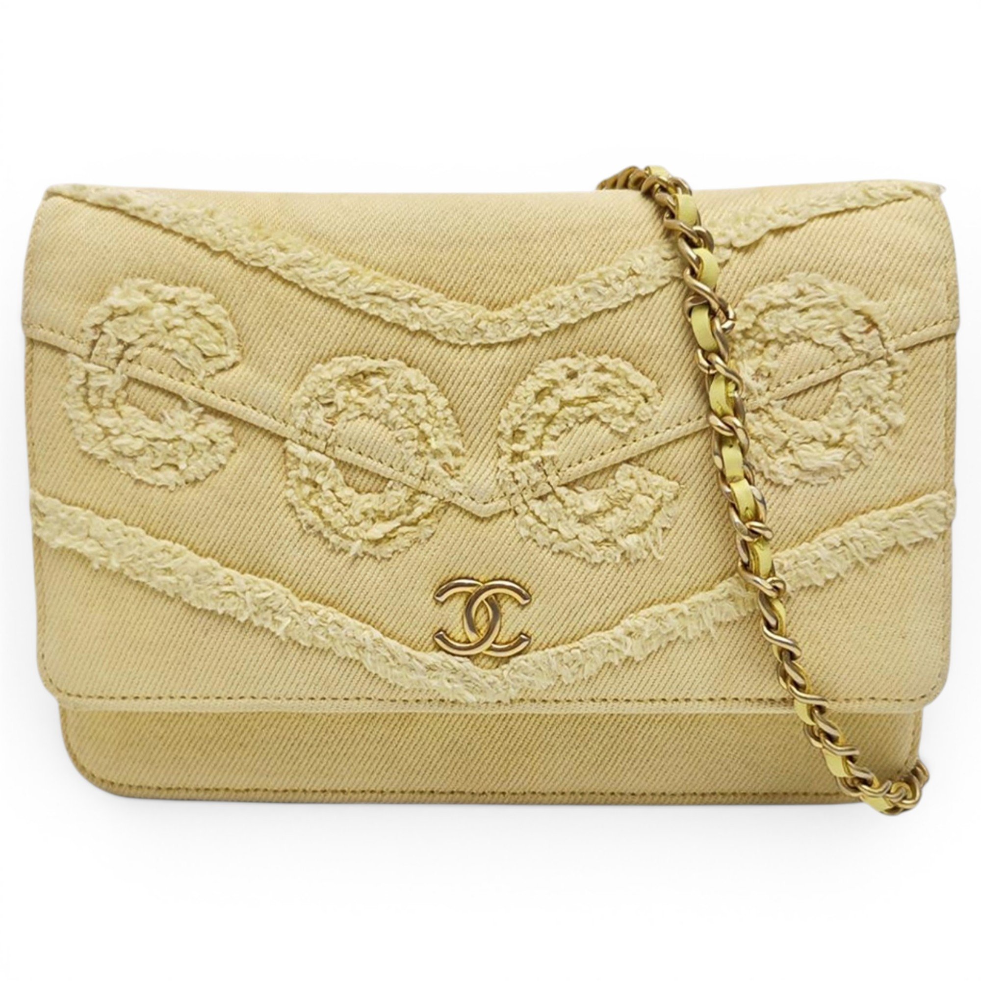 Wallet On Chain Timeless/Classique cloth crossbody bag