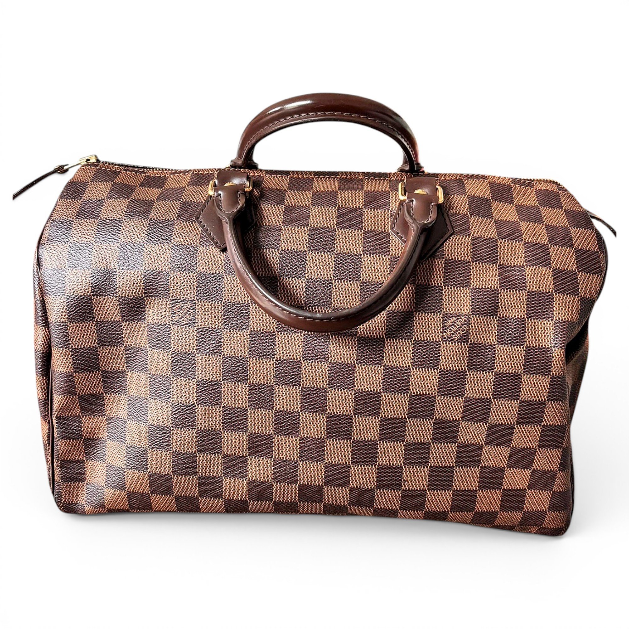 Speedy leather handbag