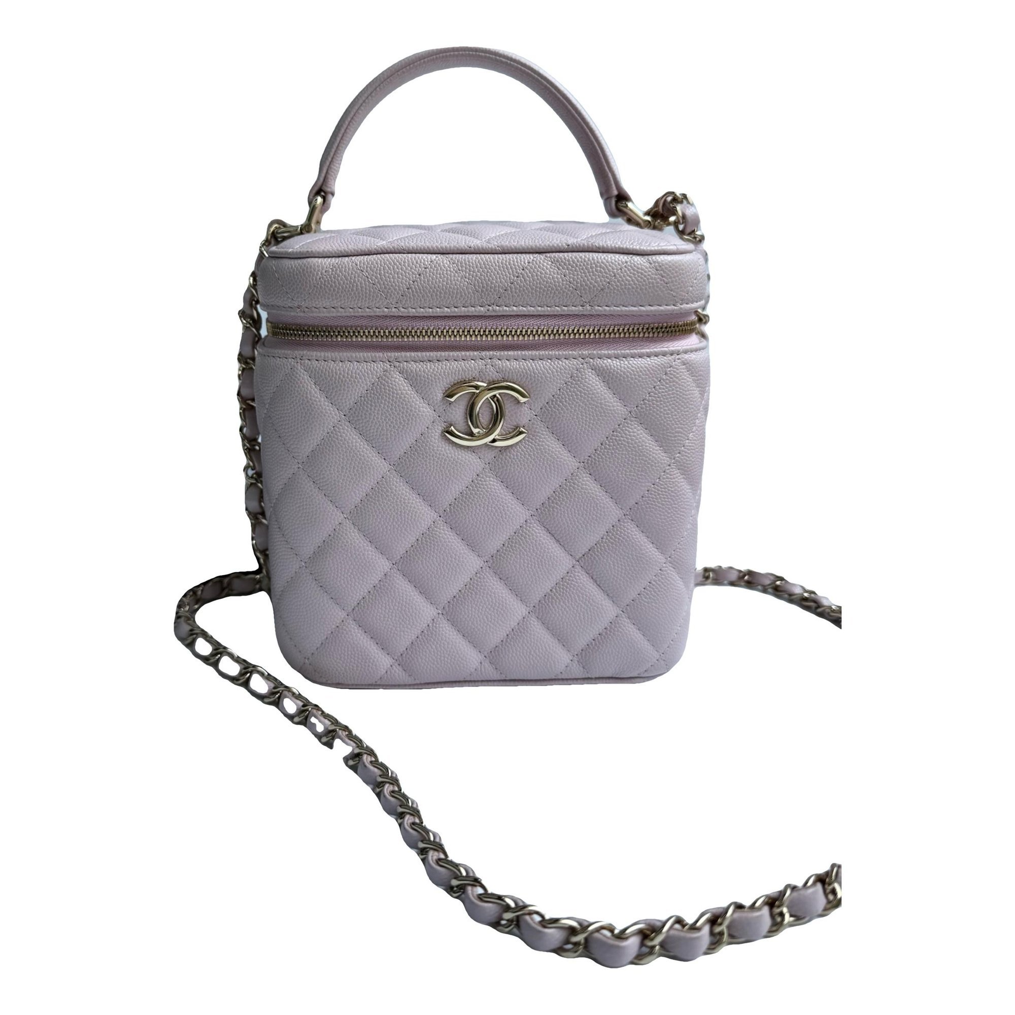 Trendy CC Vanity leather handbag