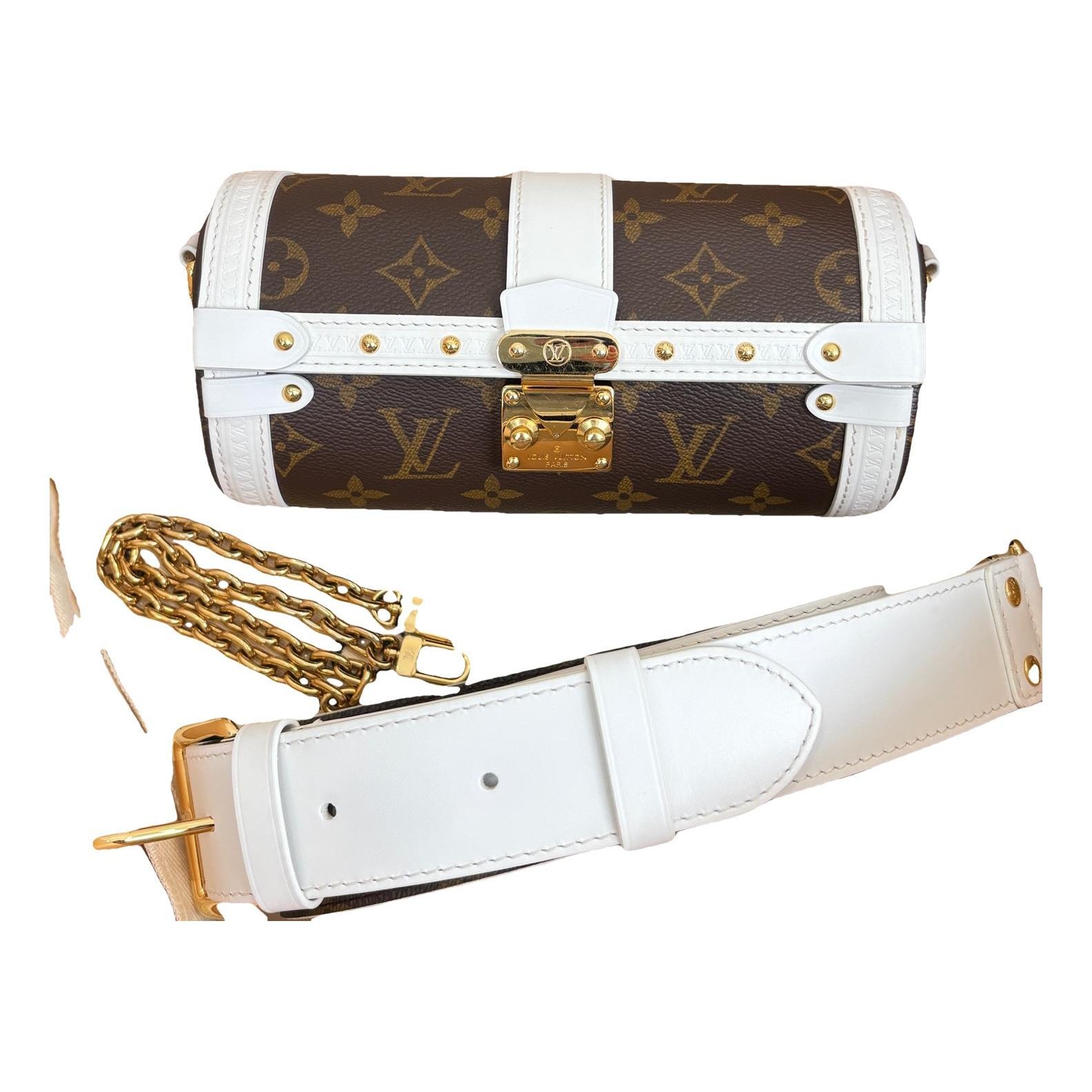 Papillon Trunk leather handbag