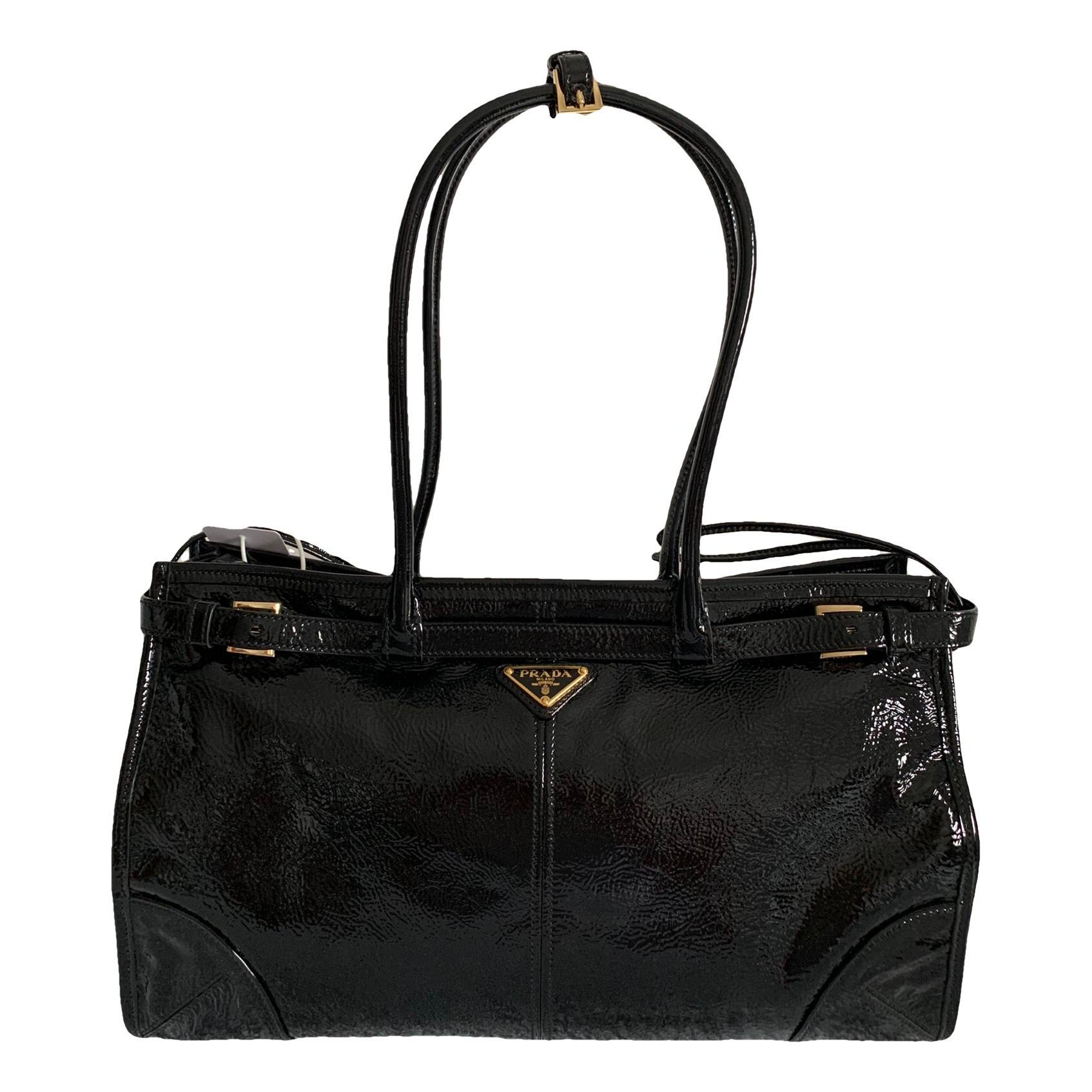 Bonnie patent leather handbag