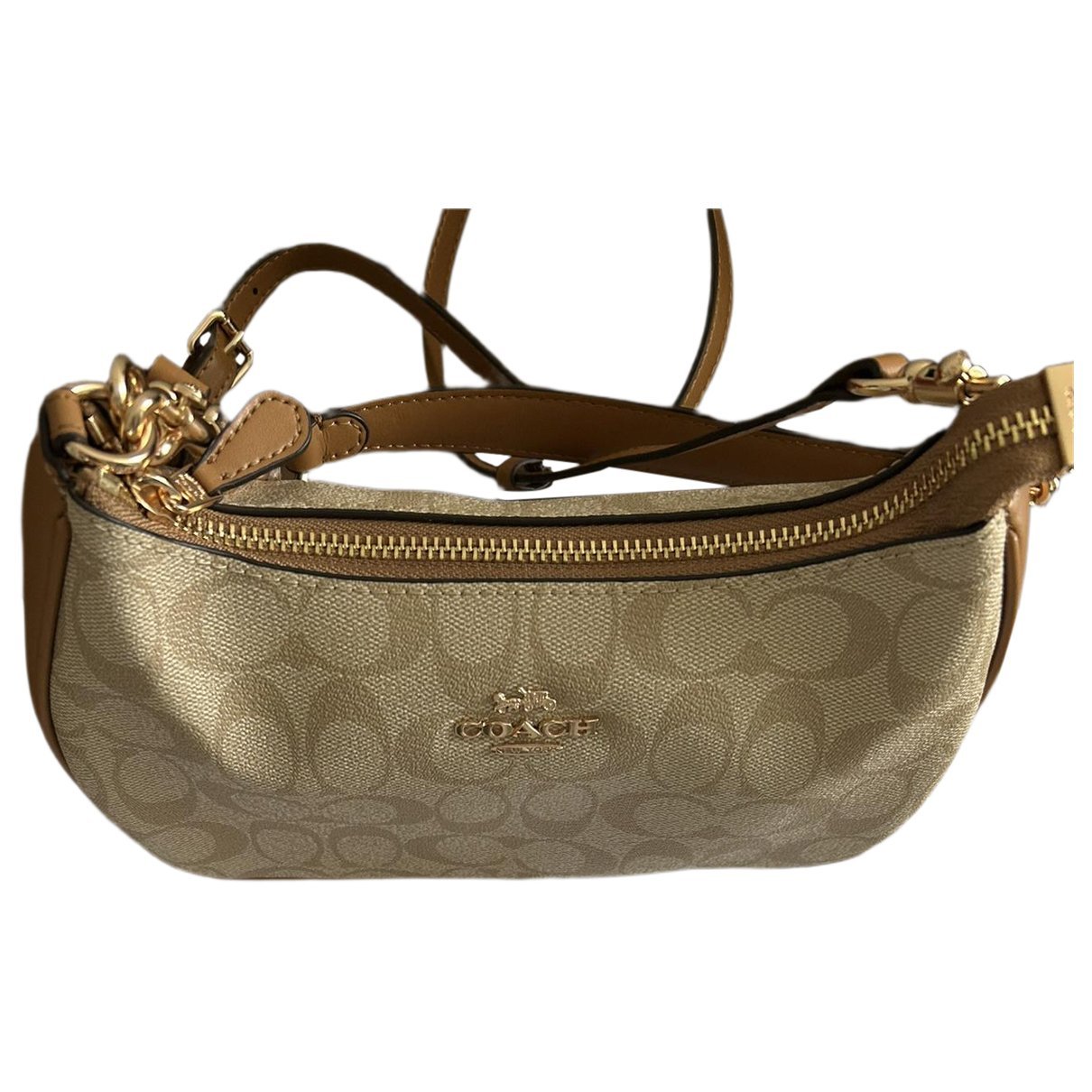Signature Sufflette patent leather clutch bag