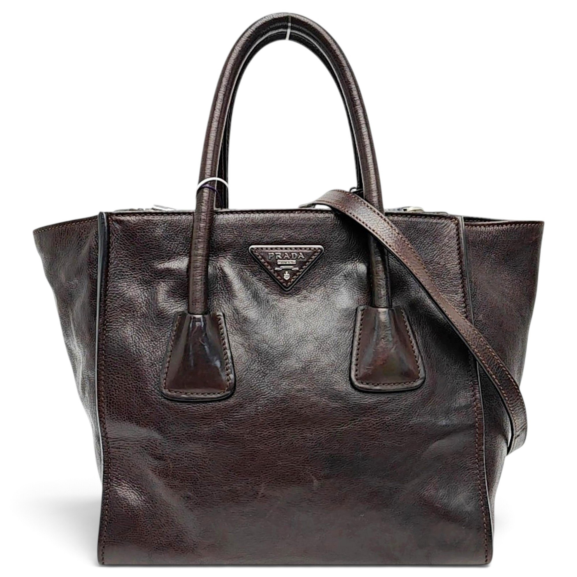 Leather handbag
