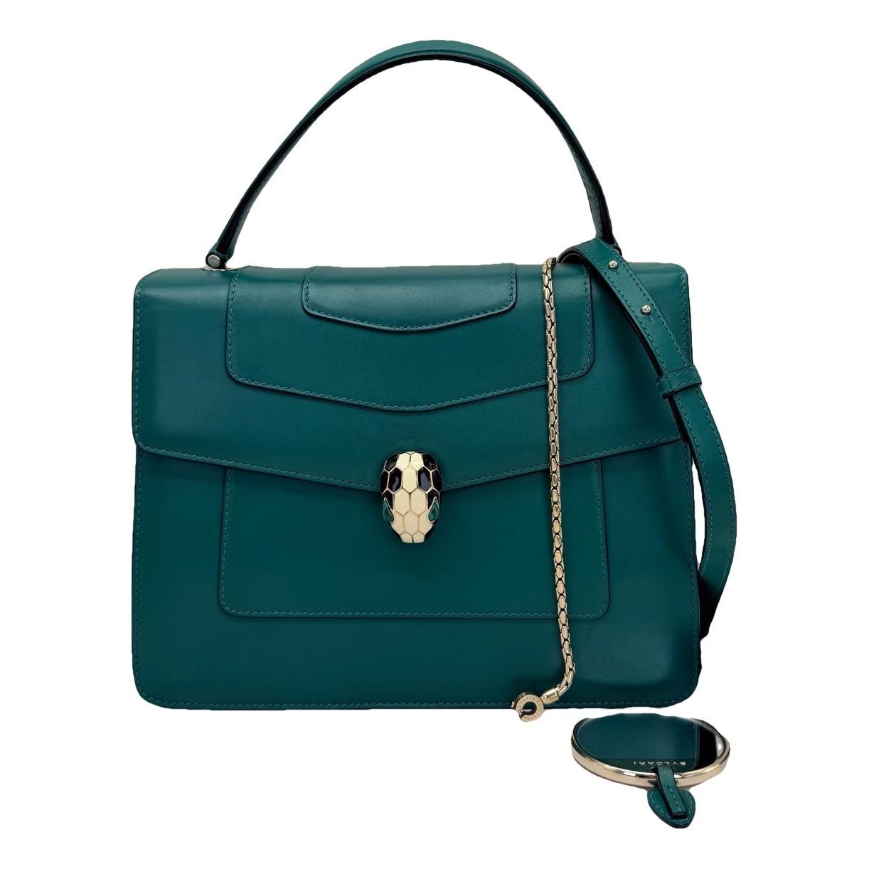 Serpenti leather handbag