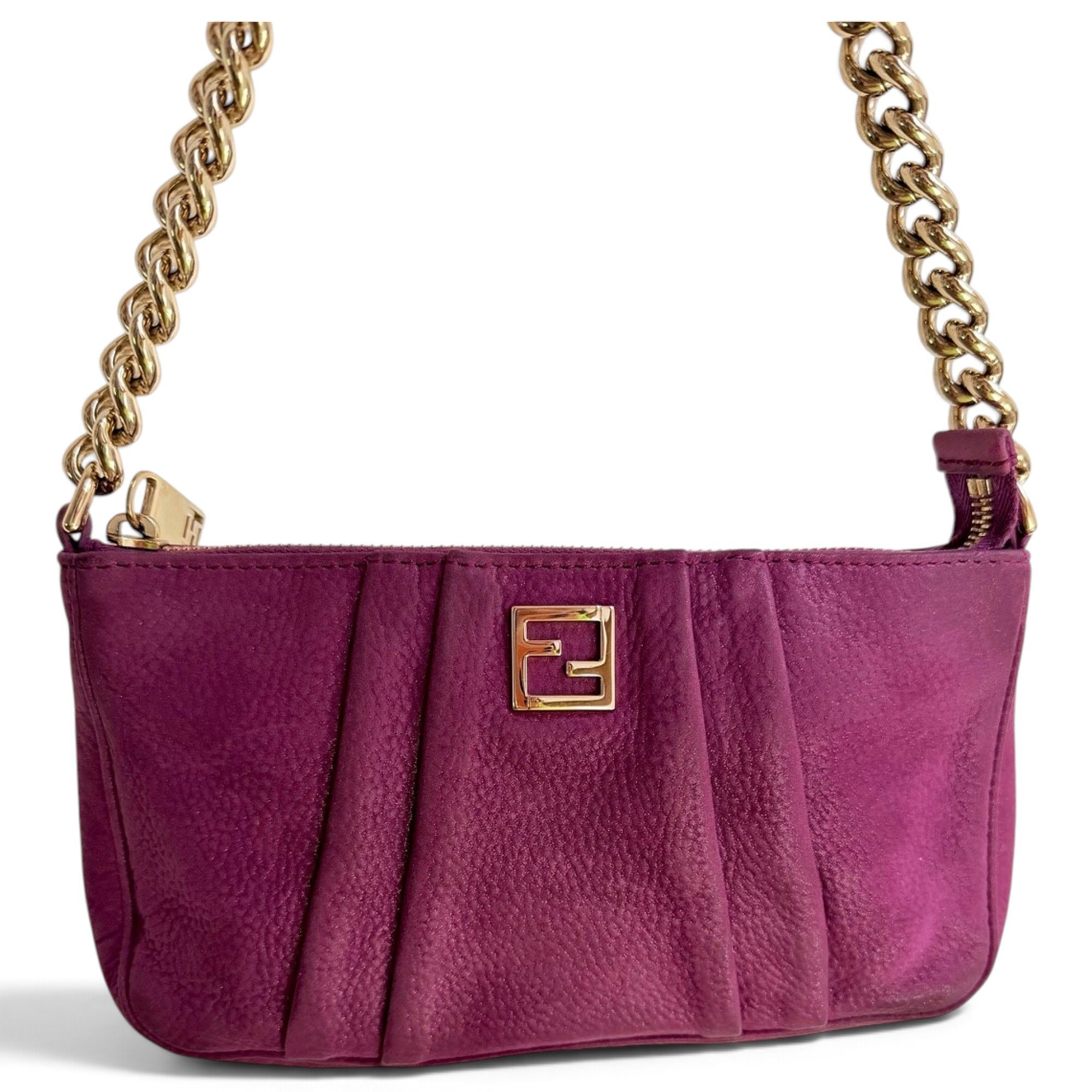 Baguette leather handbag
