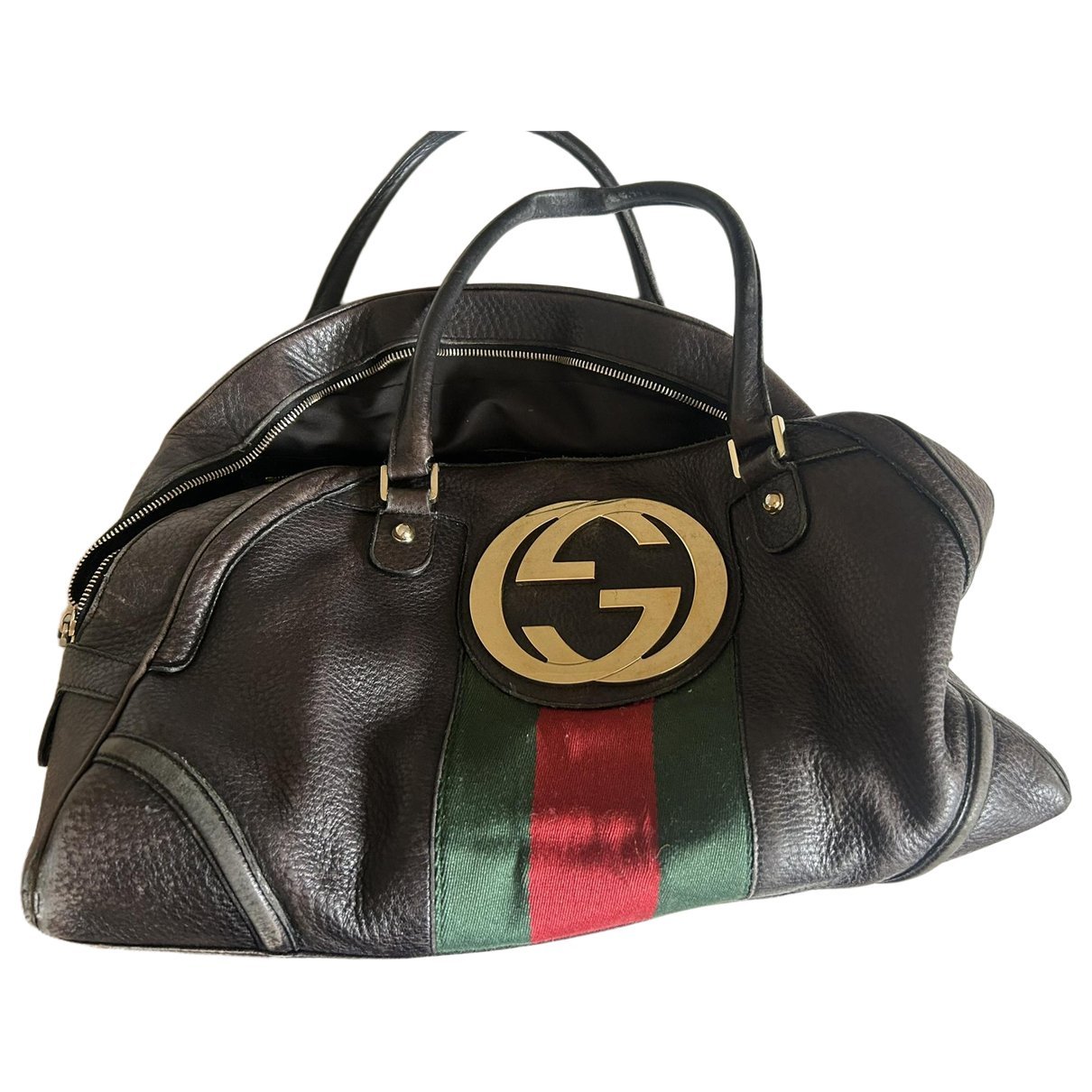 Leather tote